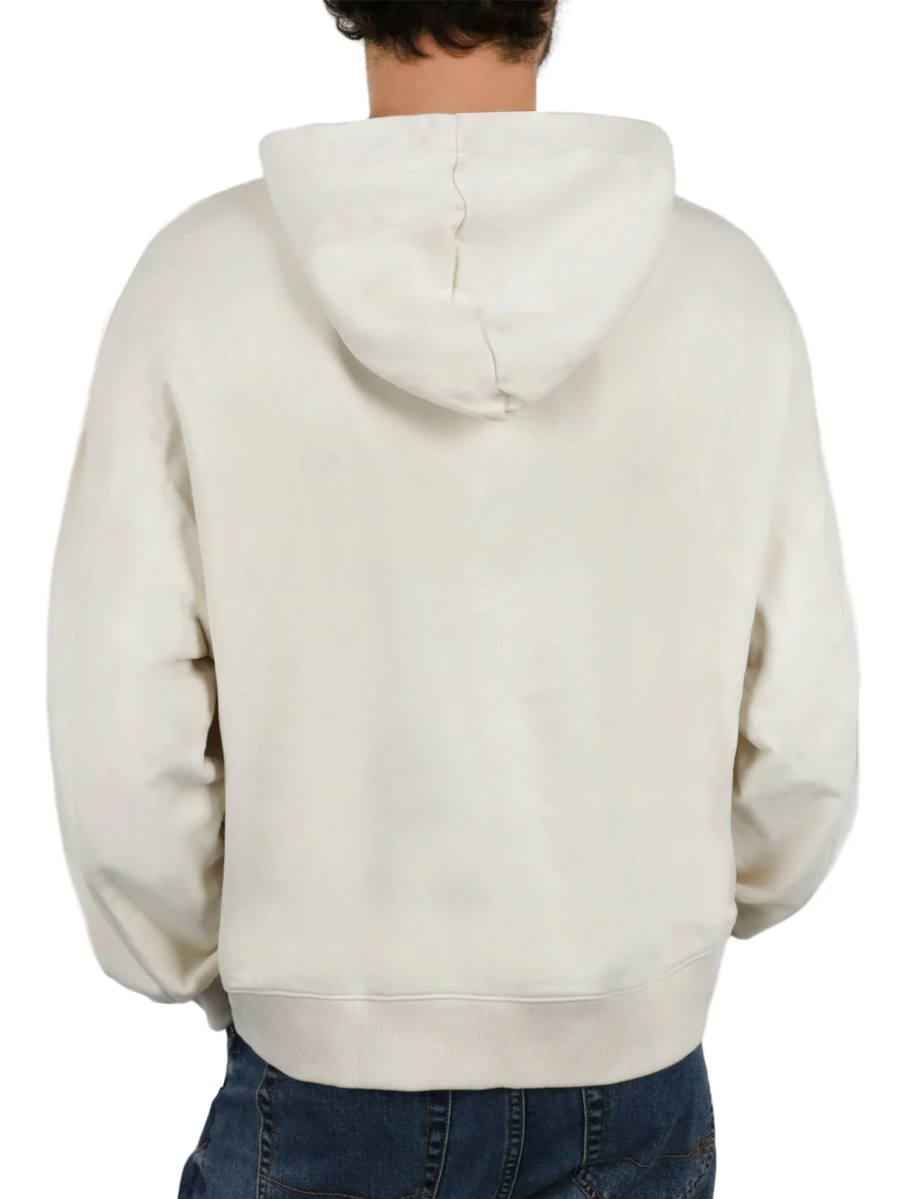 Long Sleeves Relaxed Stncl Sueded PO Hoody - Image 2