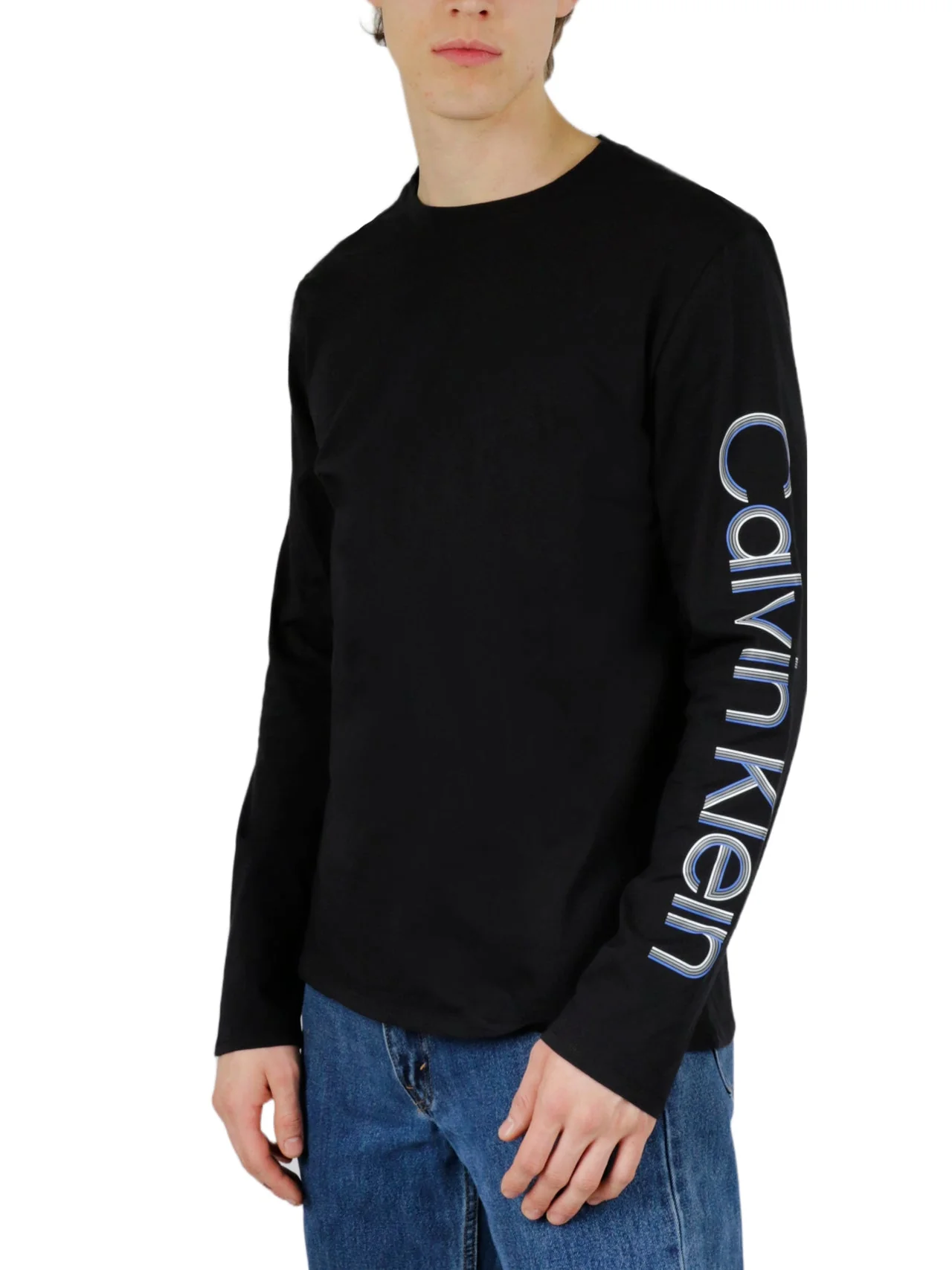 Long Sleeves Vertical Retro Tee - Image 4
