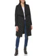 Long Wool Blend Coat With Tie Black - Image 4
