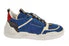 Low Top Blue Suede Trainer Sneakers - Image 3