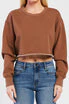 Maverick Long Sleeve Cropped Sweatshirt - Image 2