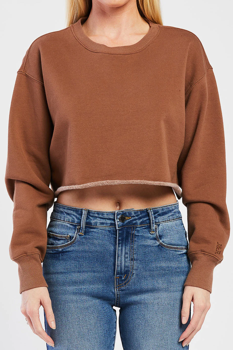 Maverick Long Sleeve Cropped Sweatshirt - Image 4