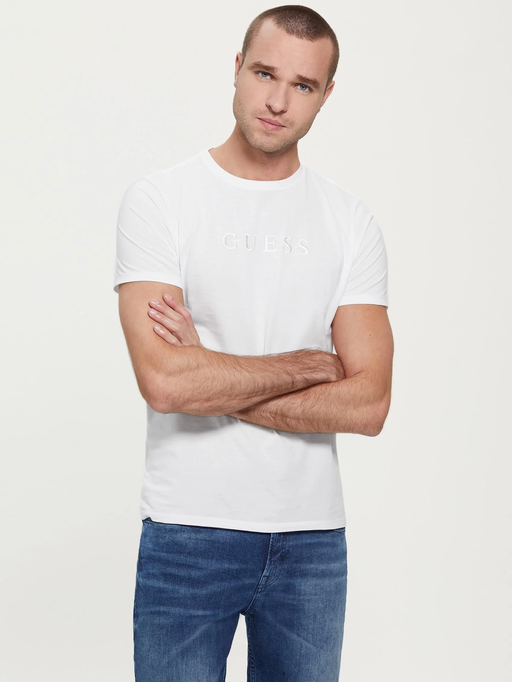 Men's Embroidered Logo Tee - Image 2