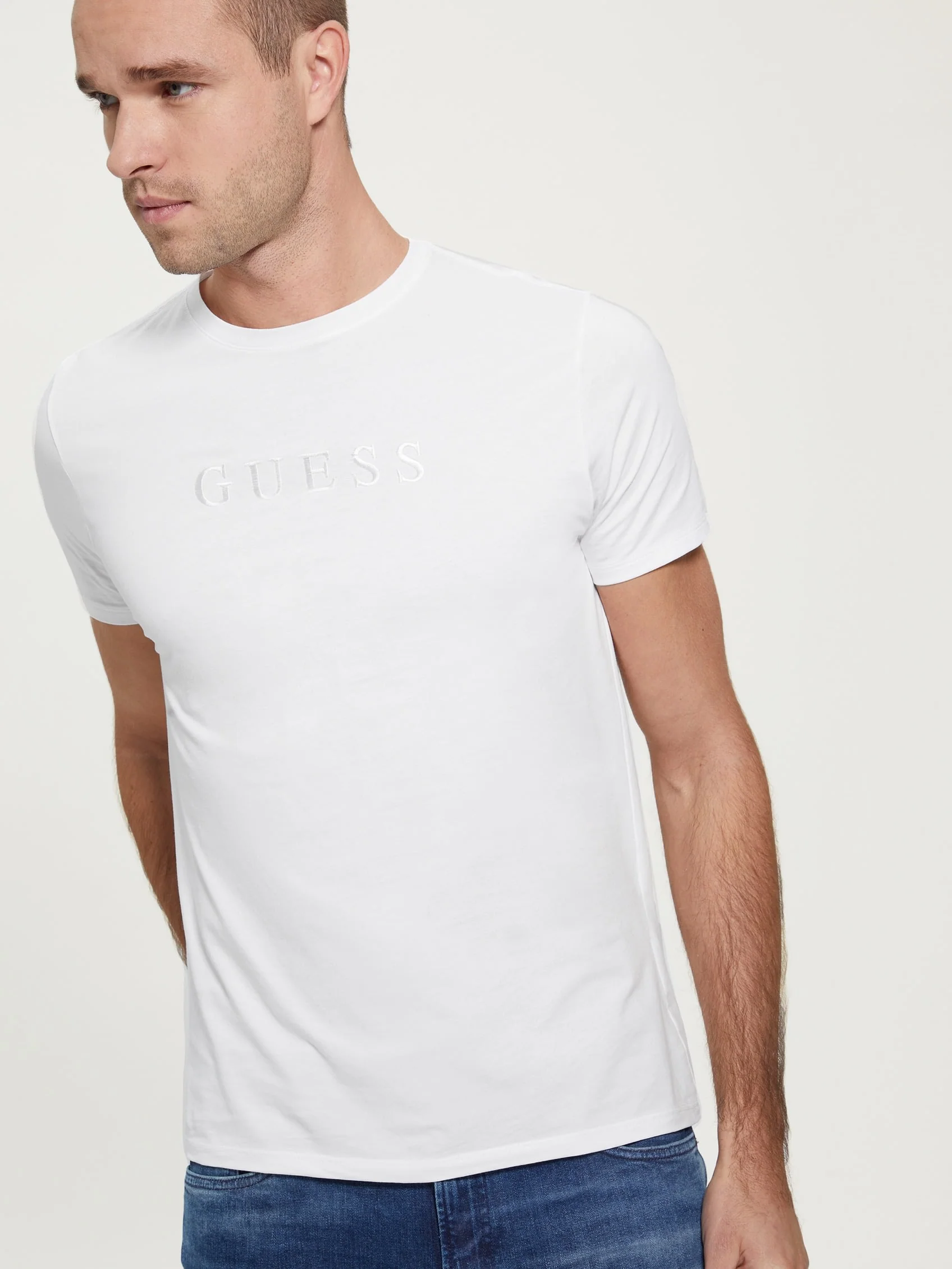 Men's Embroidered Logo Tee - Image 3