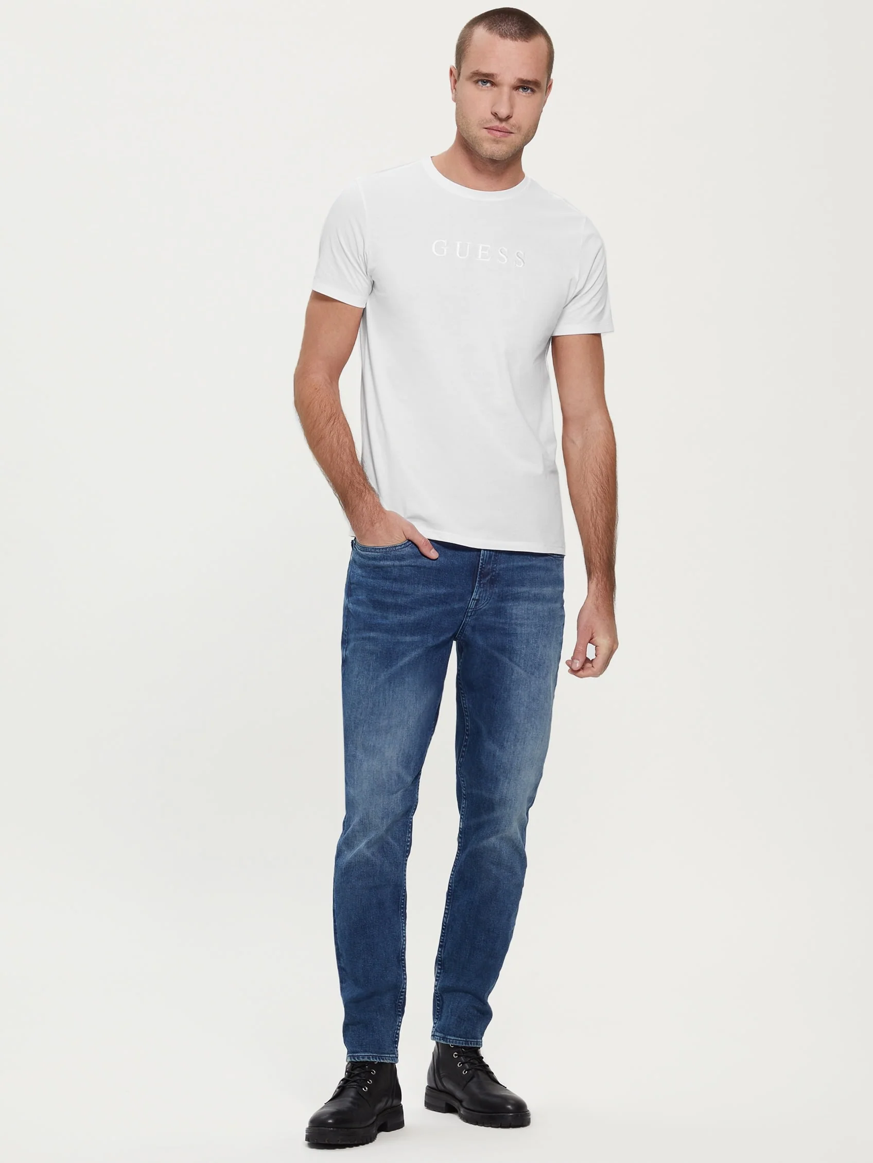 Men's Embroidered Logo Tee - Image 4