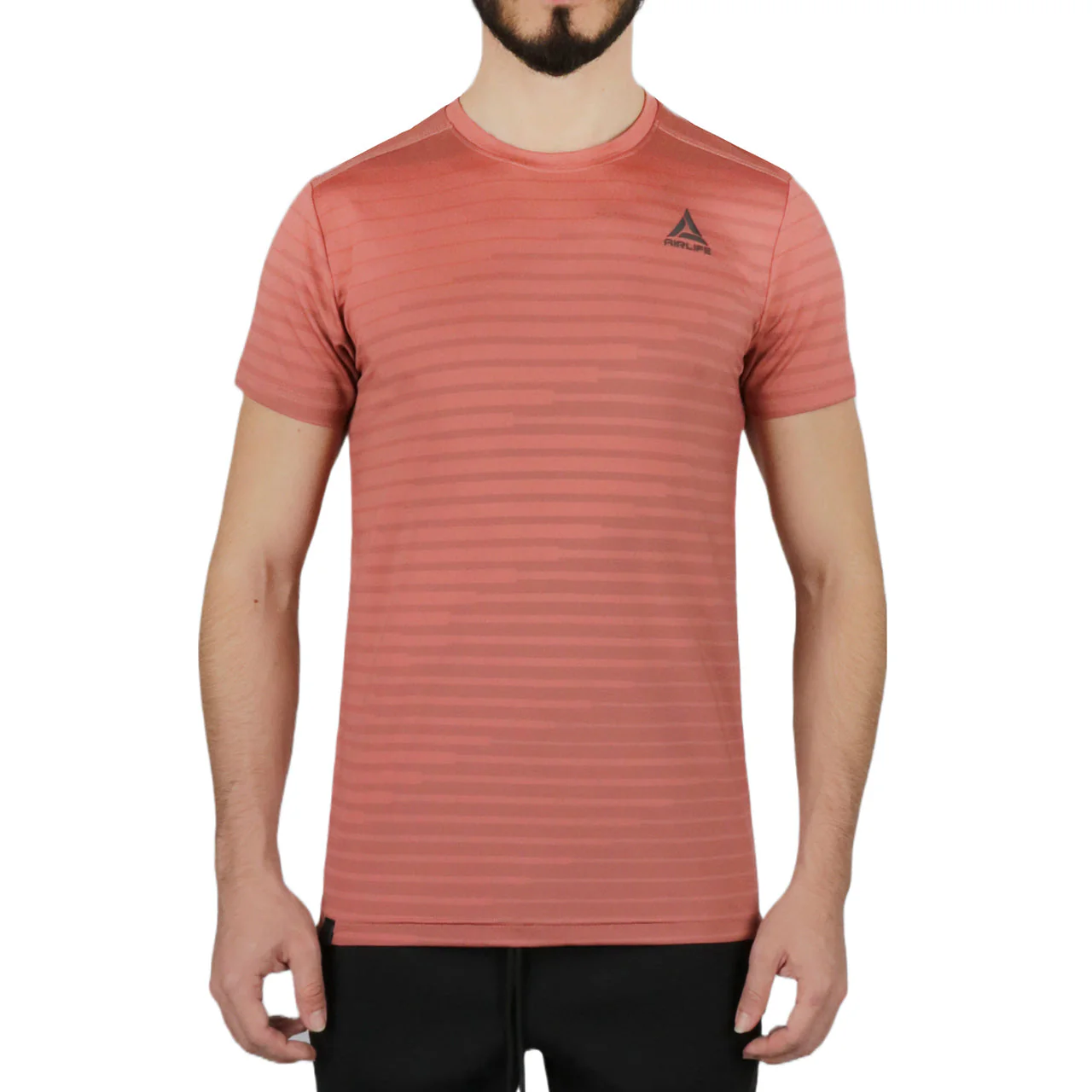Men's Polyster T-Shirt in Orchid - Image 2