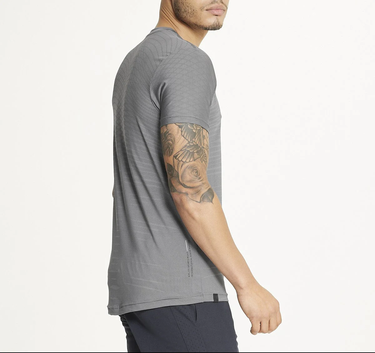Men's Polyster T-Shirt in Orchid - Image 3