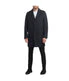 Mens Wool Coat Dark Heather Grey - Image 4