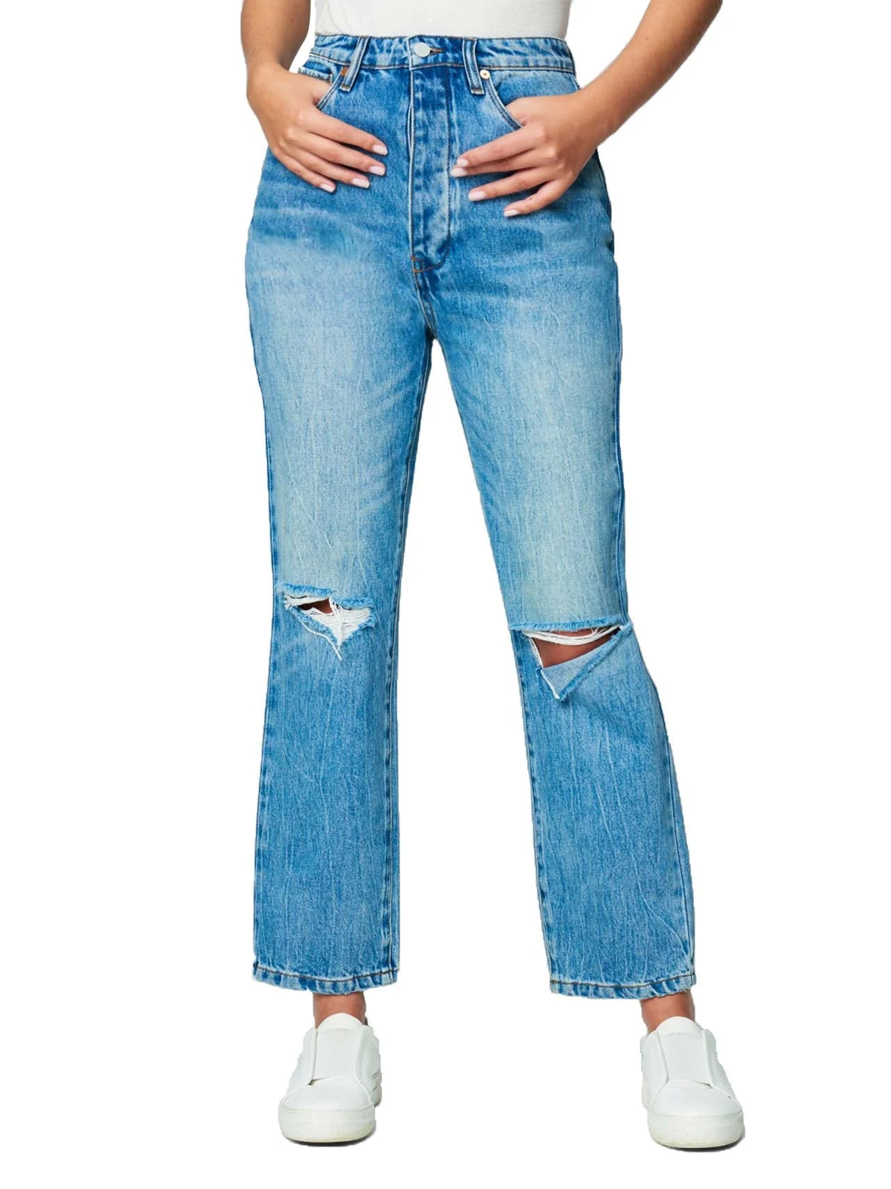 Mid-Rise Relaxed Fit Rebel Jeans - Image 2