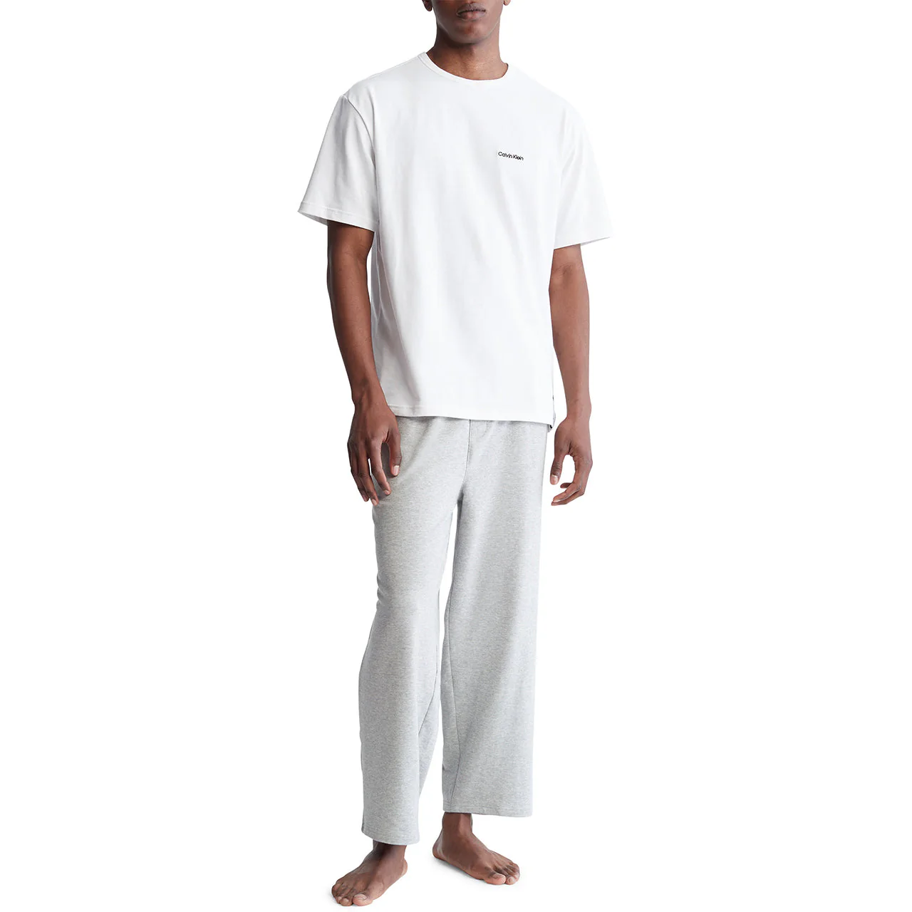 Modern Cotton Short Sleeve Crew Neck Tee White - Image 2