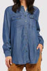 Nanette Long Sleeve Button Down Madarin Collar Double Button Flap Chest Pockets - Image 5