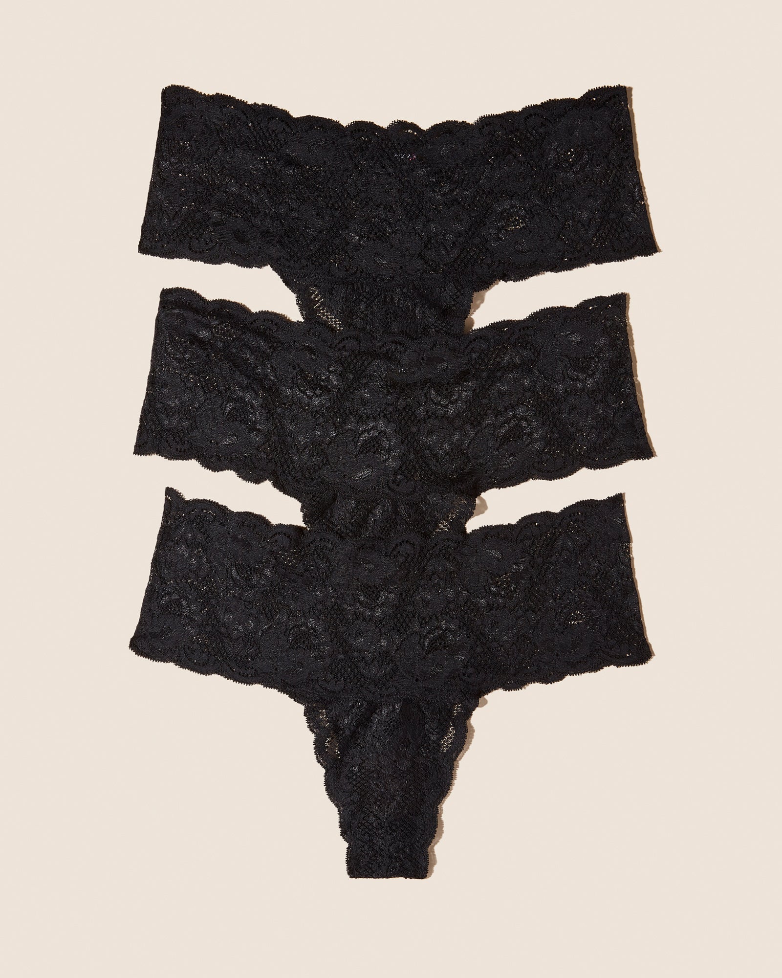 Never Say Never Comfie Thongs 3 Pack - Image 2