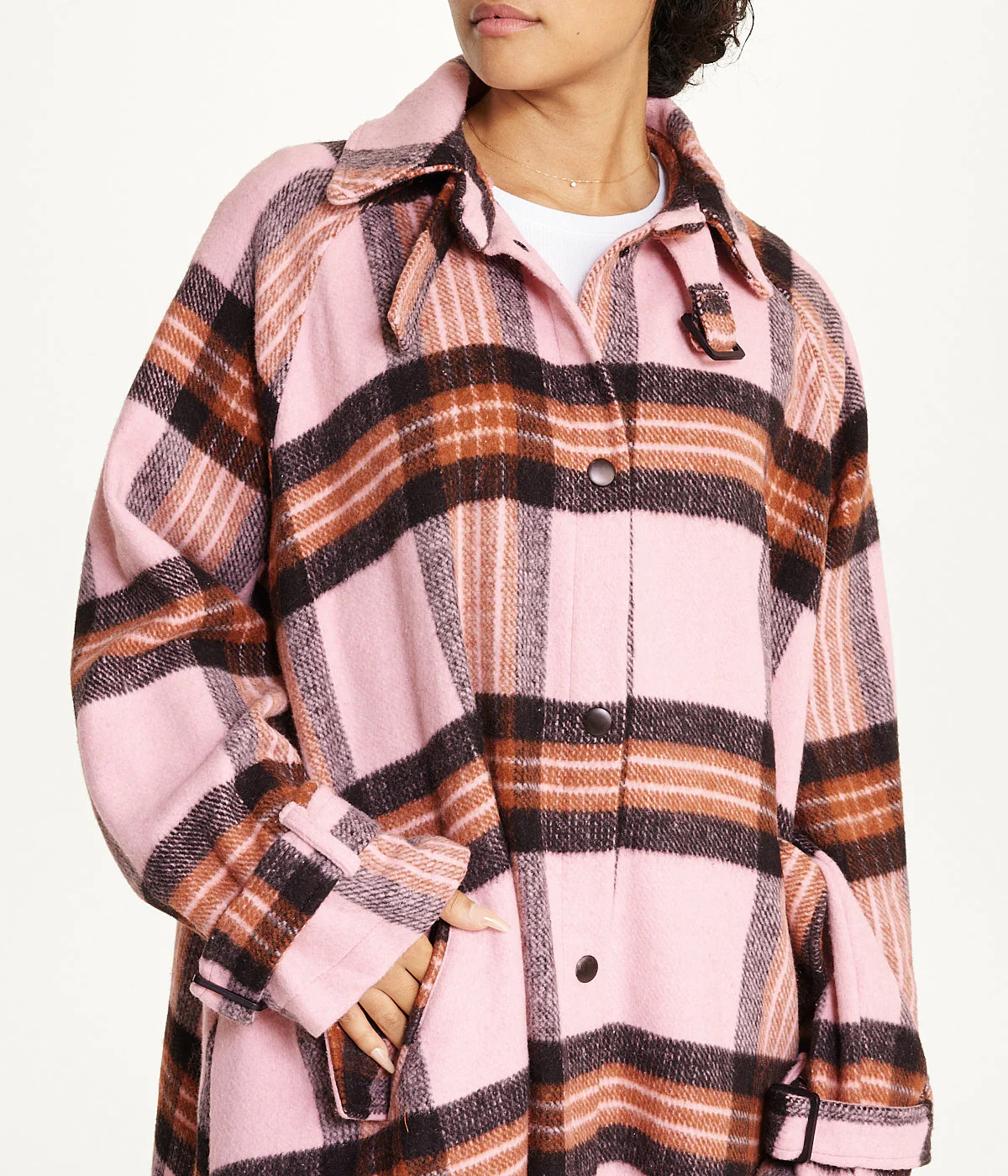 Oversized Plaid Shacket - Image 2