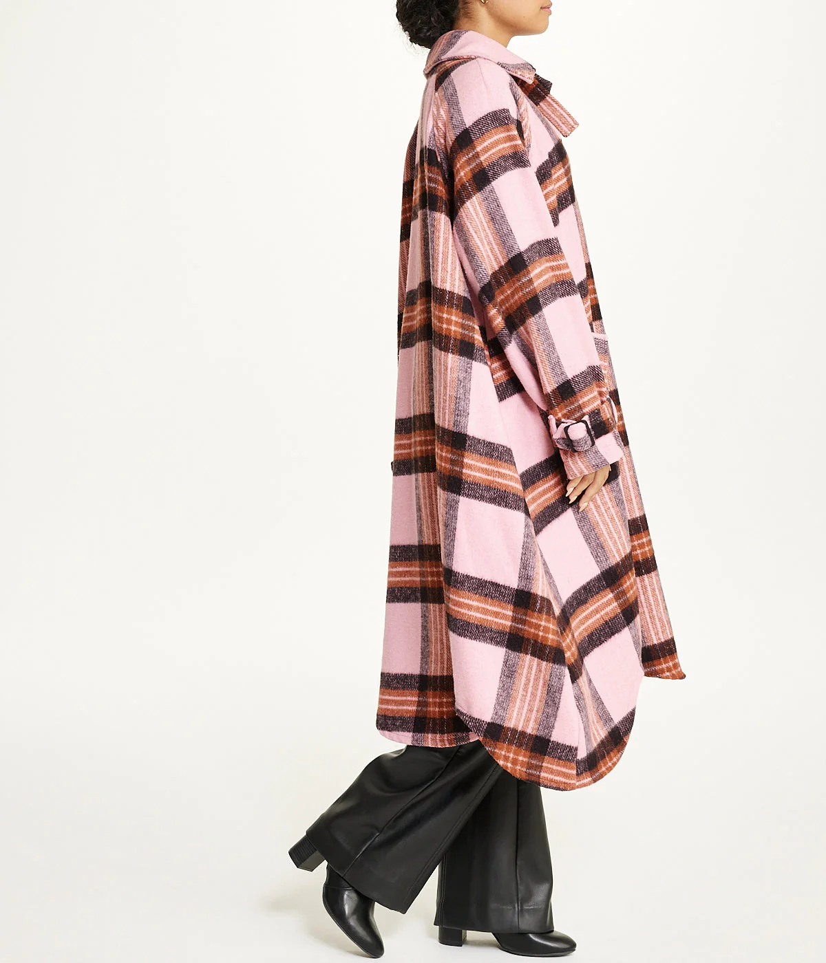 Oversized Plaid Shacket - Image 4