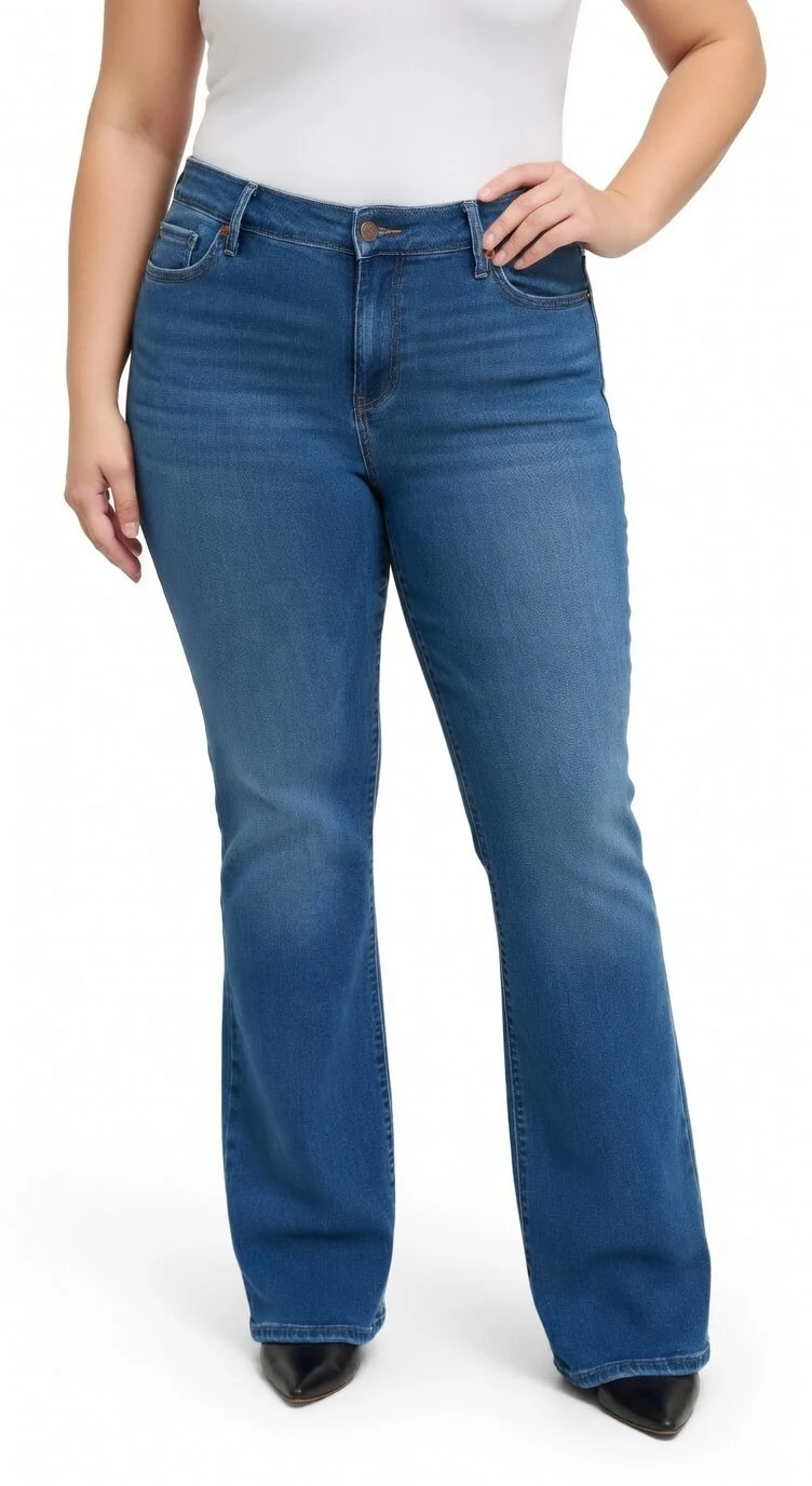 Plus Bootcut Jeans - Image 3