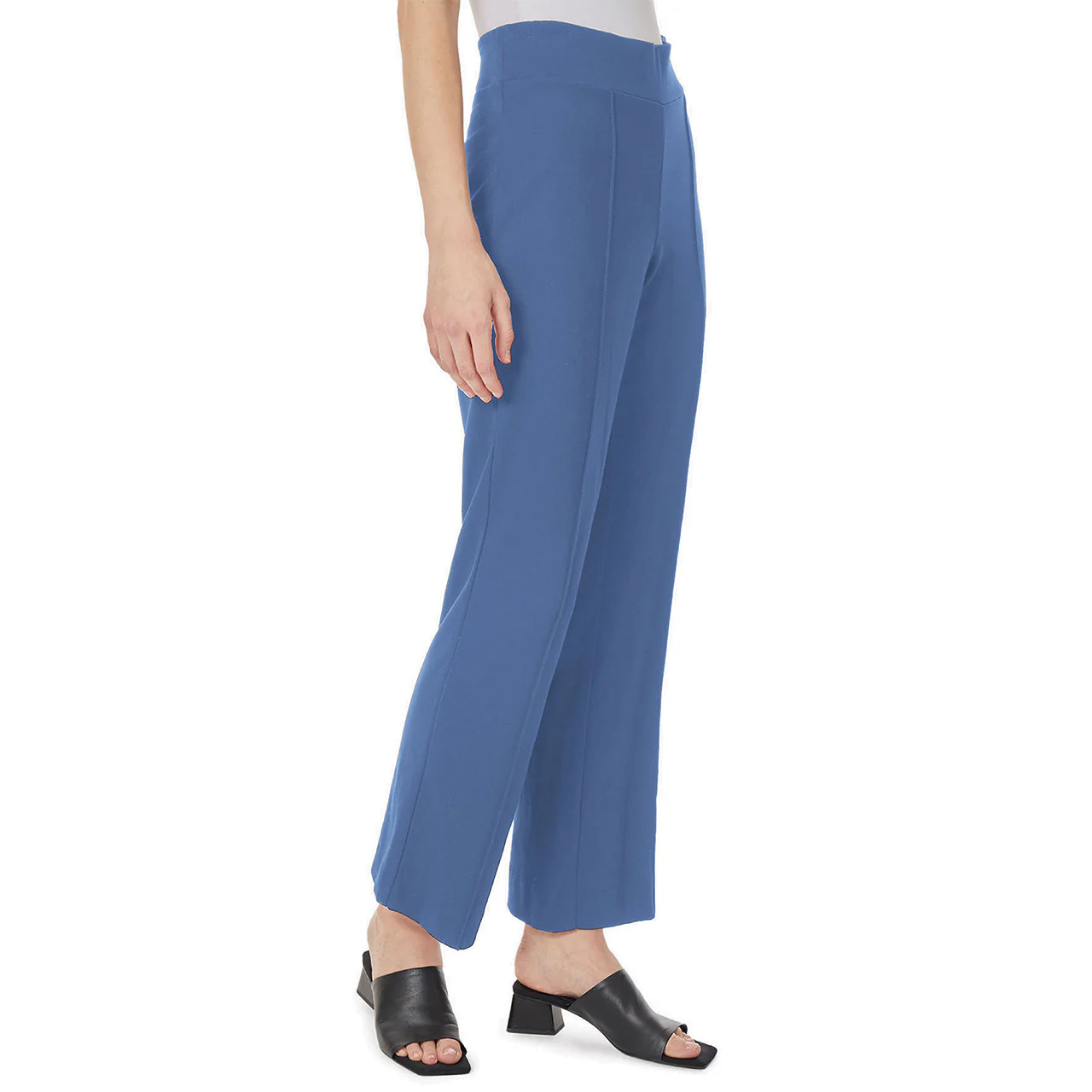 Pull-on Pintuck Knit Trousers - Image 4