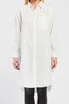 Quinton Long Sleeve Button Down Poplin Tunic - Image 4