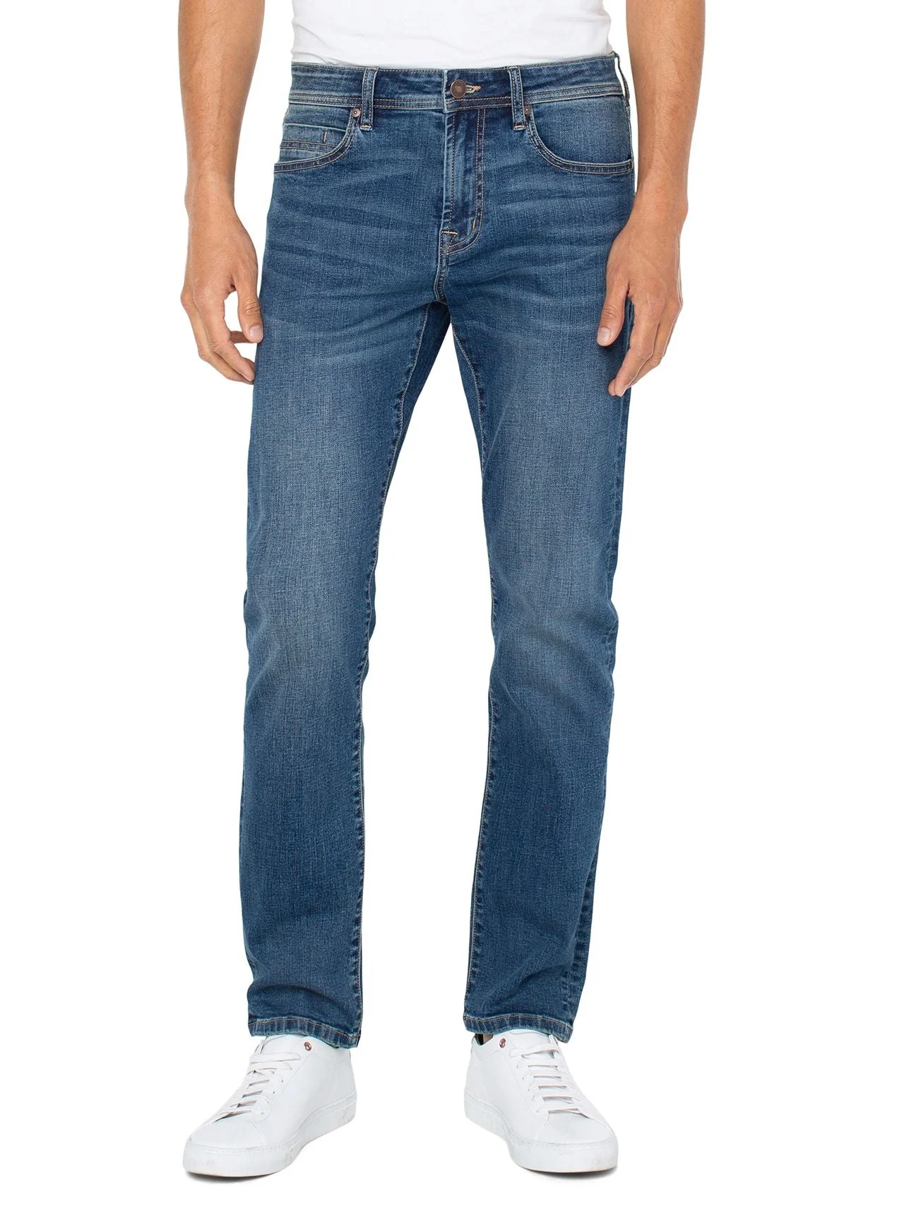Regent Relaxed Straight Eco-Friendly Stretch Jeans - Image 2