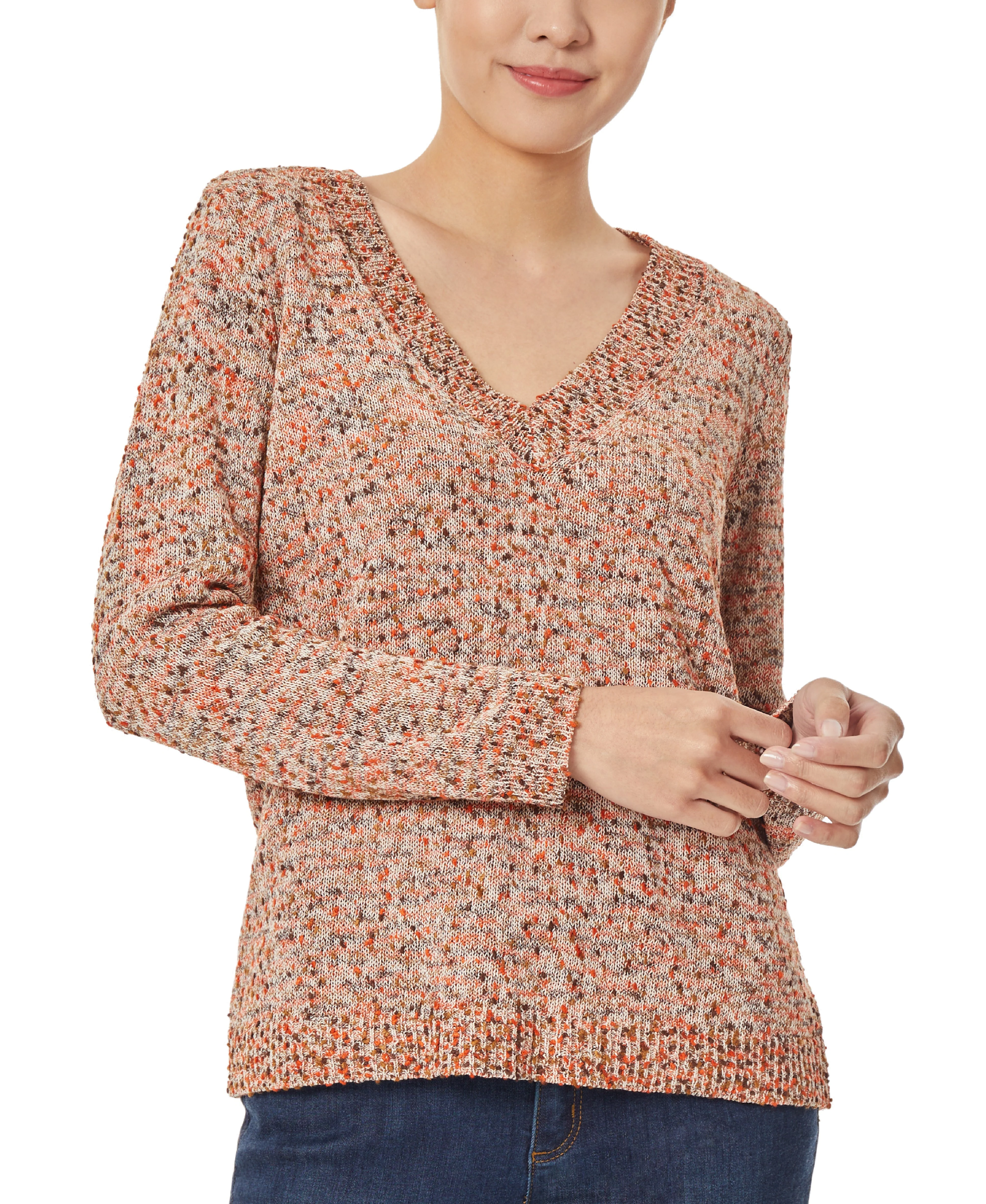 Relaxed V-Neck Sweater - Image 2