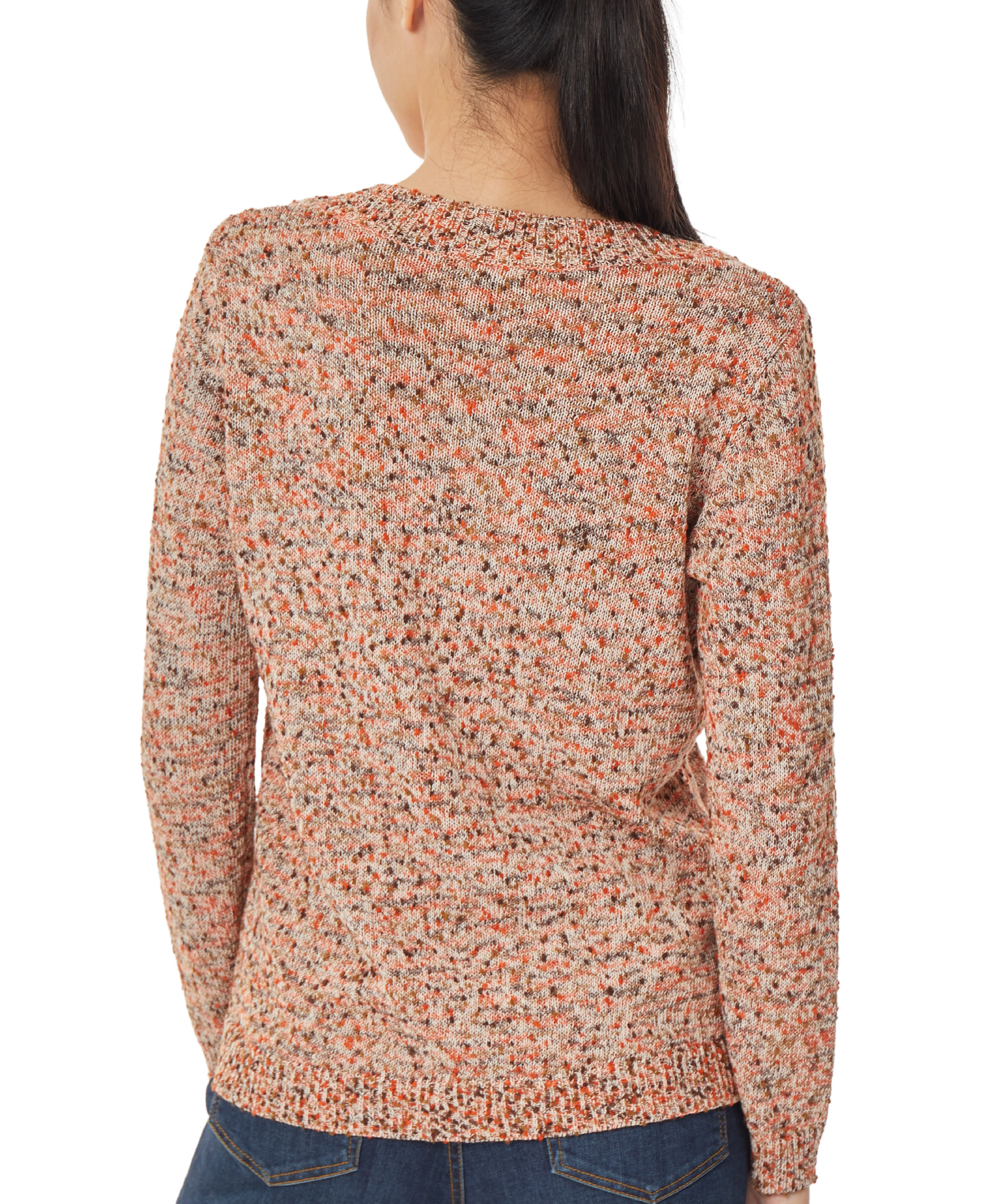 Relaxed V-Neck Sweater - Image 3