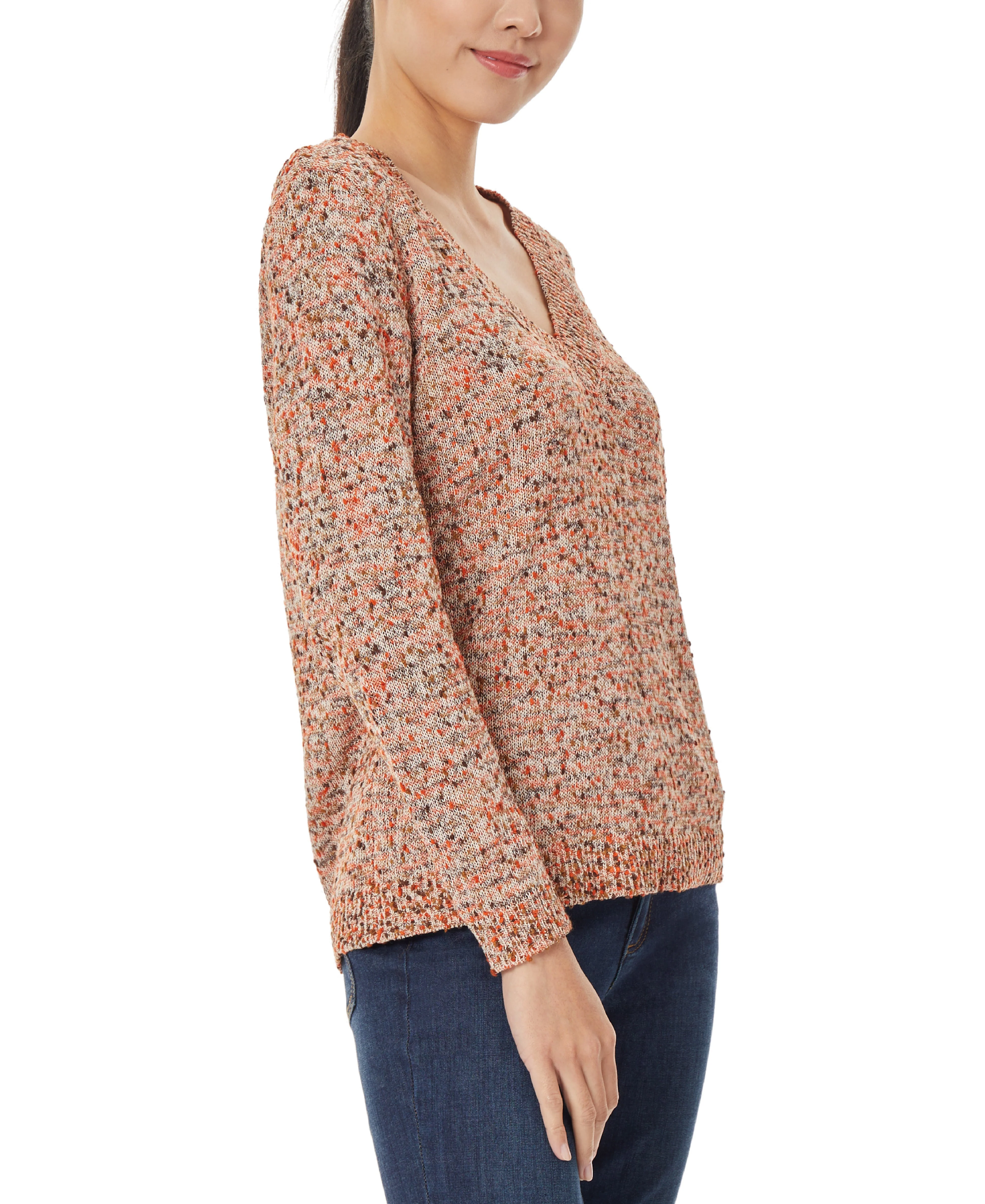 Relaxed V-Neck Sweater - Image 4