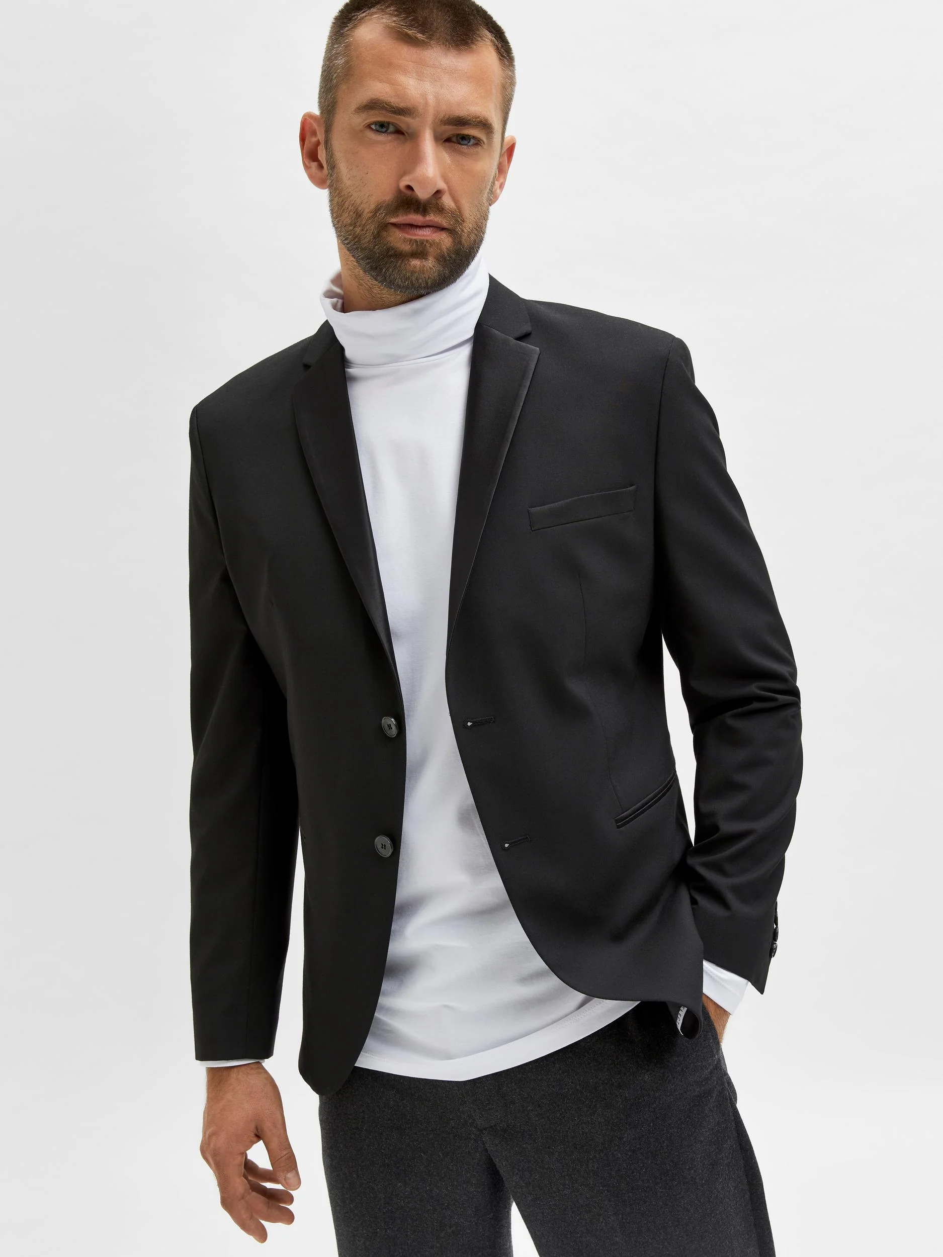 Rory Roll Neck Tee - Image 3