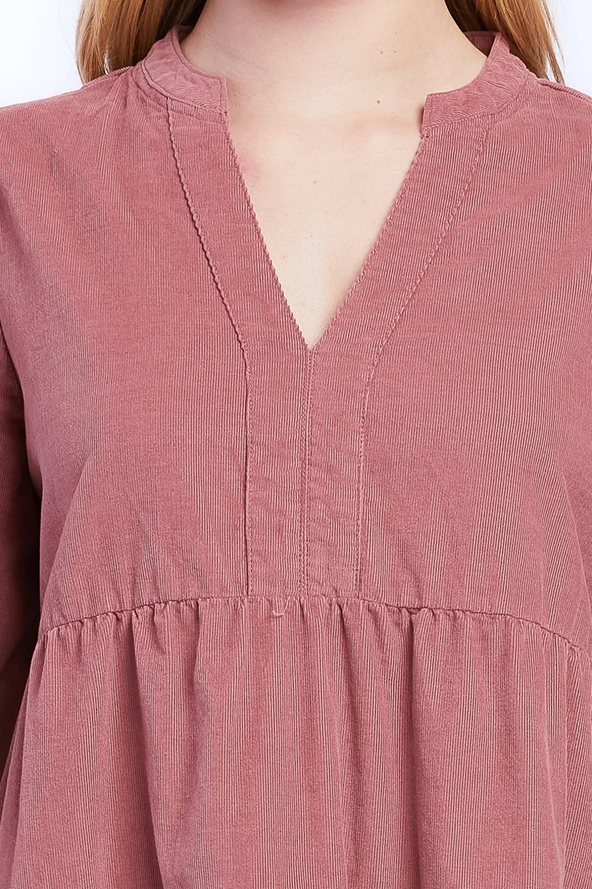 Sherin Long Sleeve Tiered Baby Doll Dress - Image 3