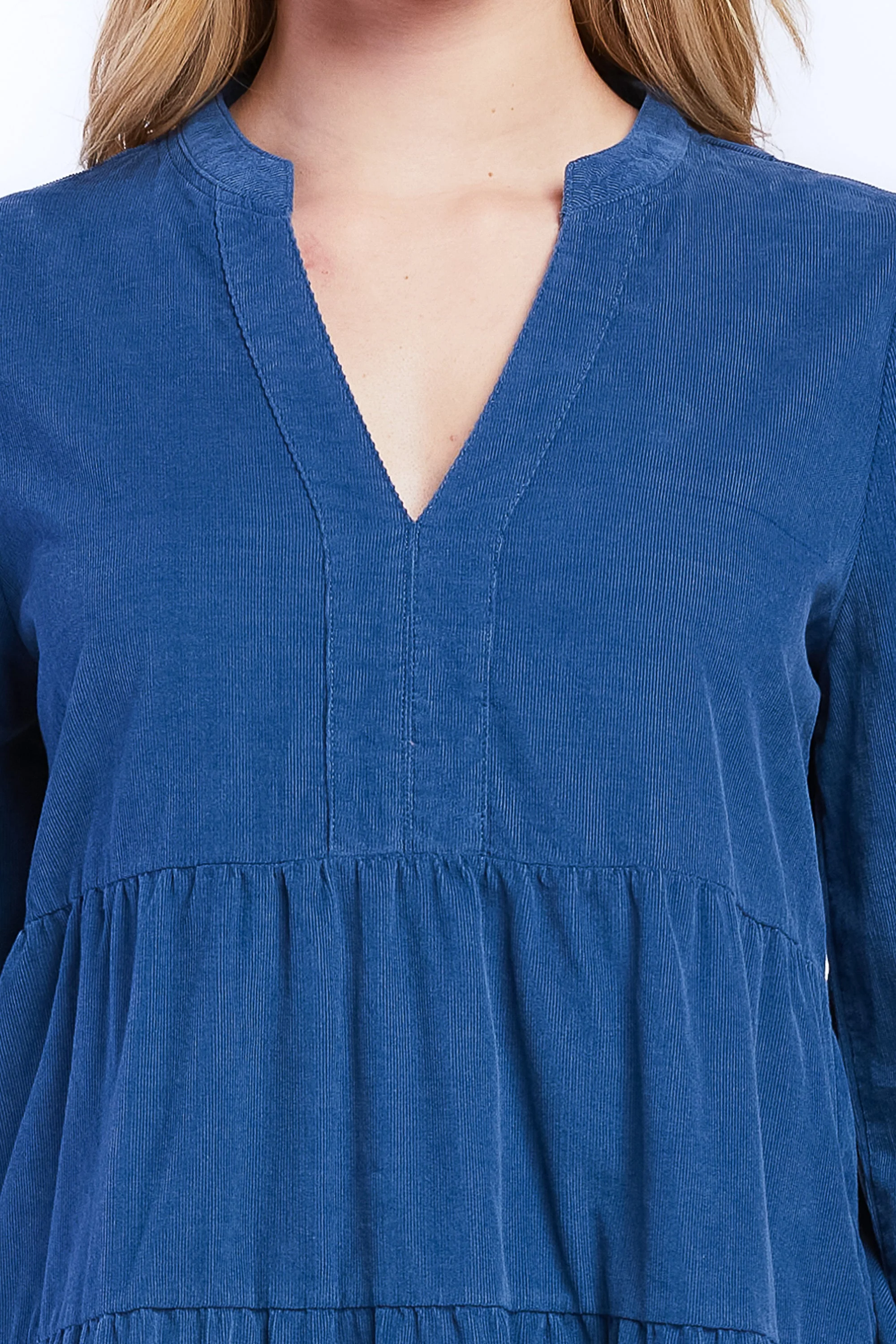 Sherin Long Sleeve Tiered Baby Doll Dress - Image 5