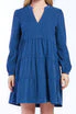 Sherin Long Sleeve Tiered Baby Doll Dress - Image 7