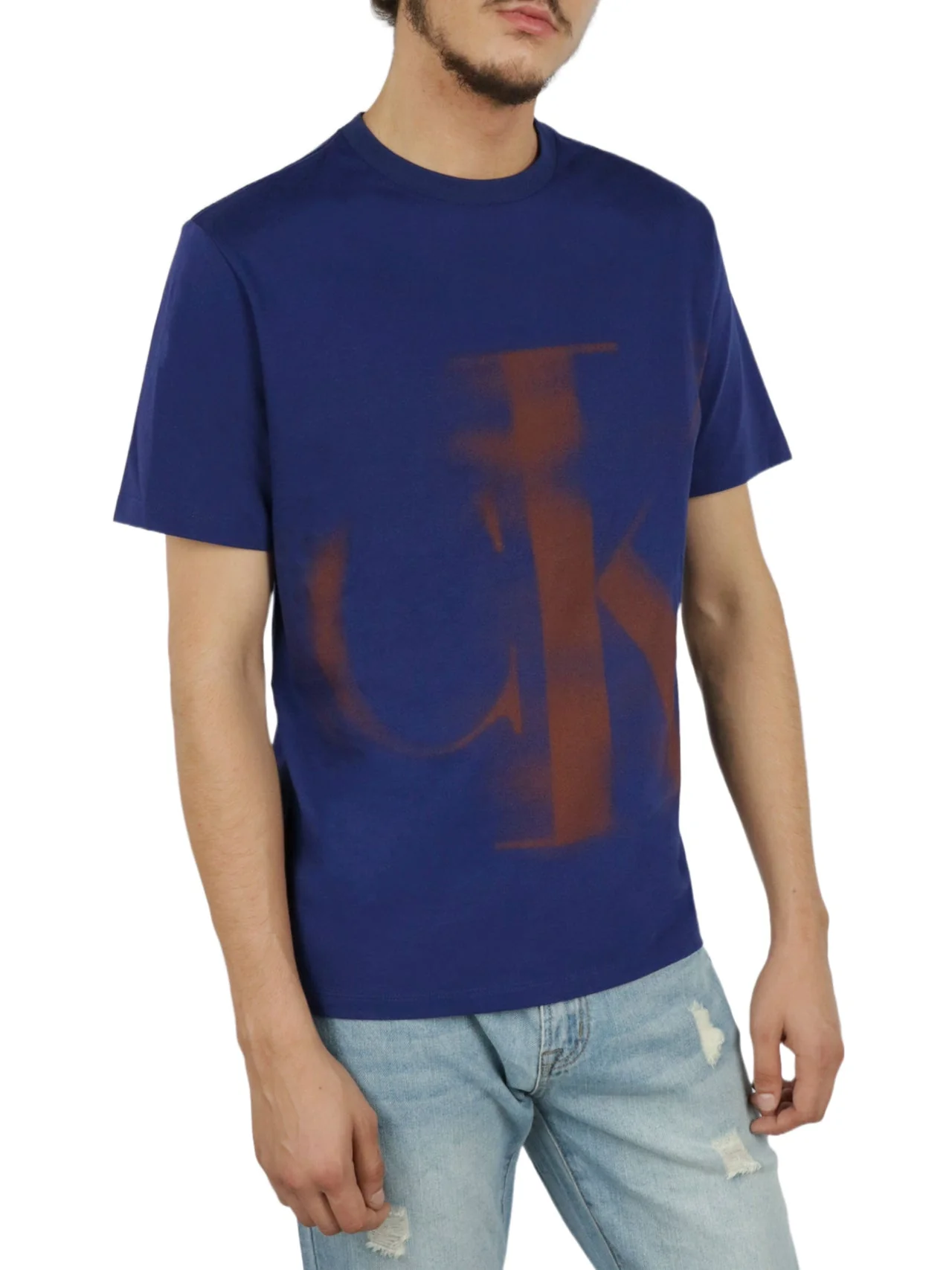 Short Sleeves Blur Logo Tee - Image 3