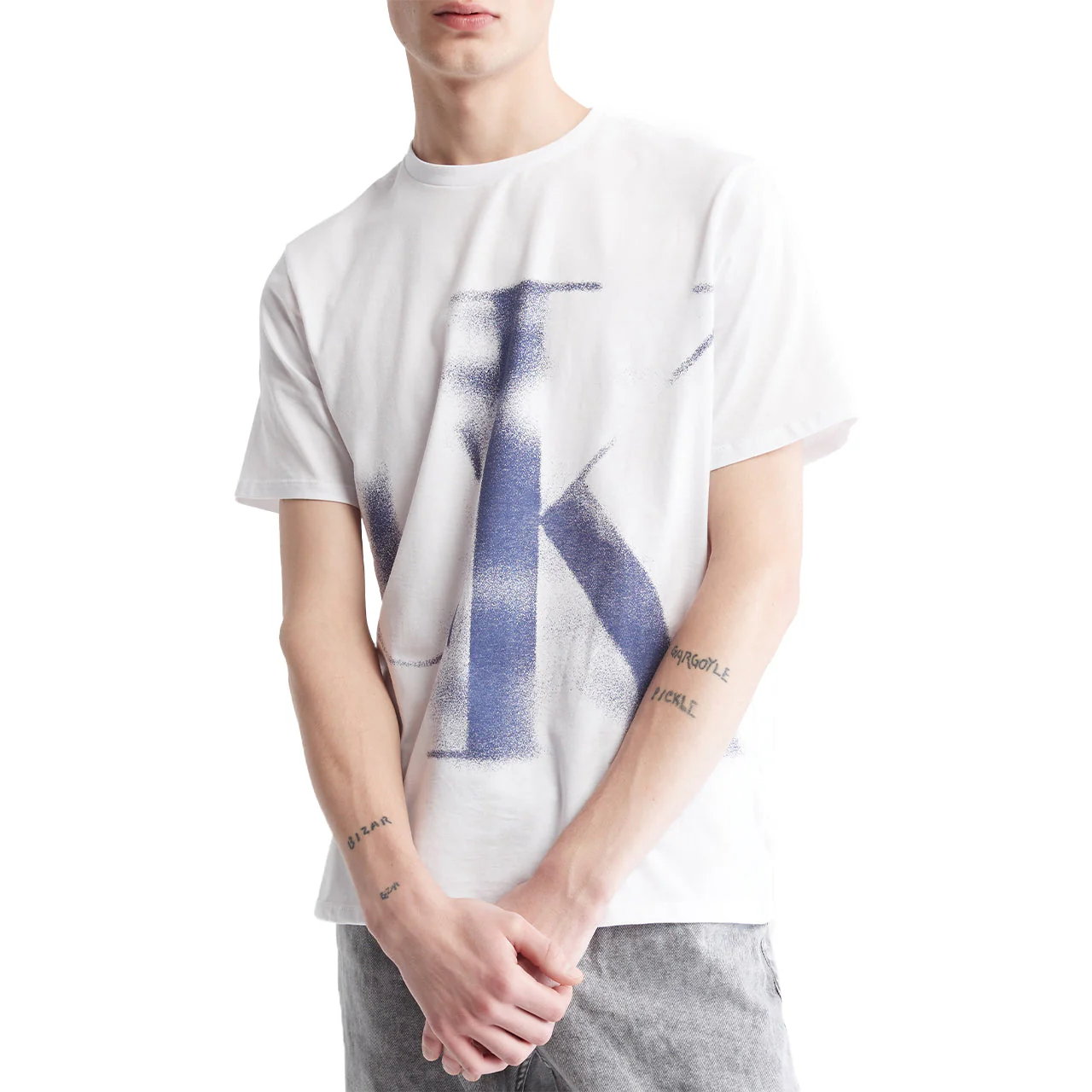Short Sleeves Blur Logo Tee - Image 5