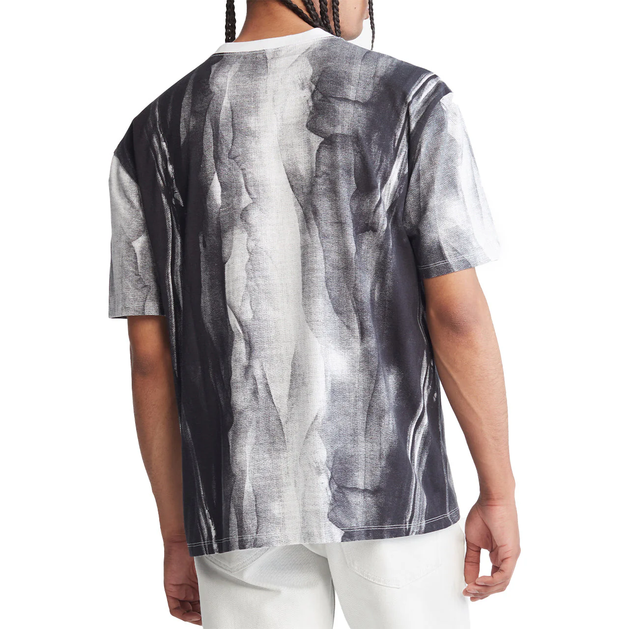 Short Sleeves Relaxed Aop Slub Tee - Image 3