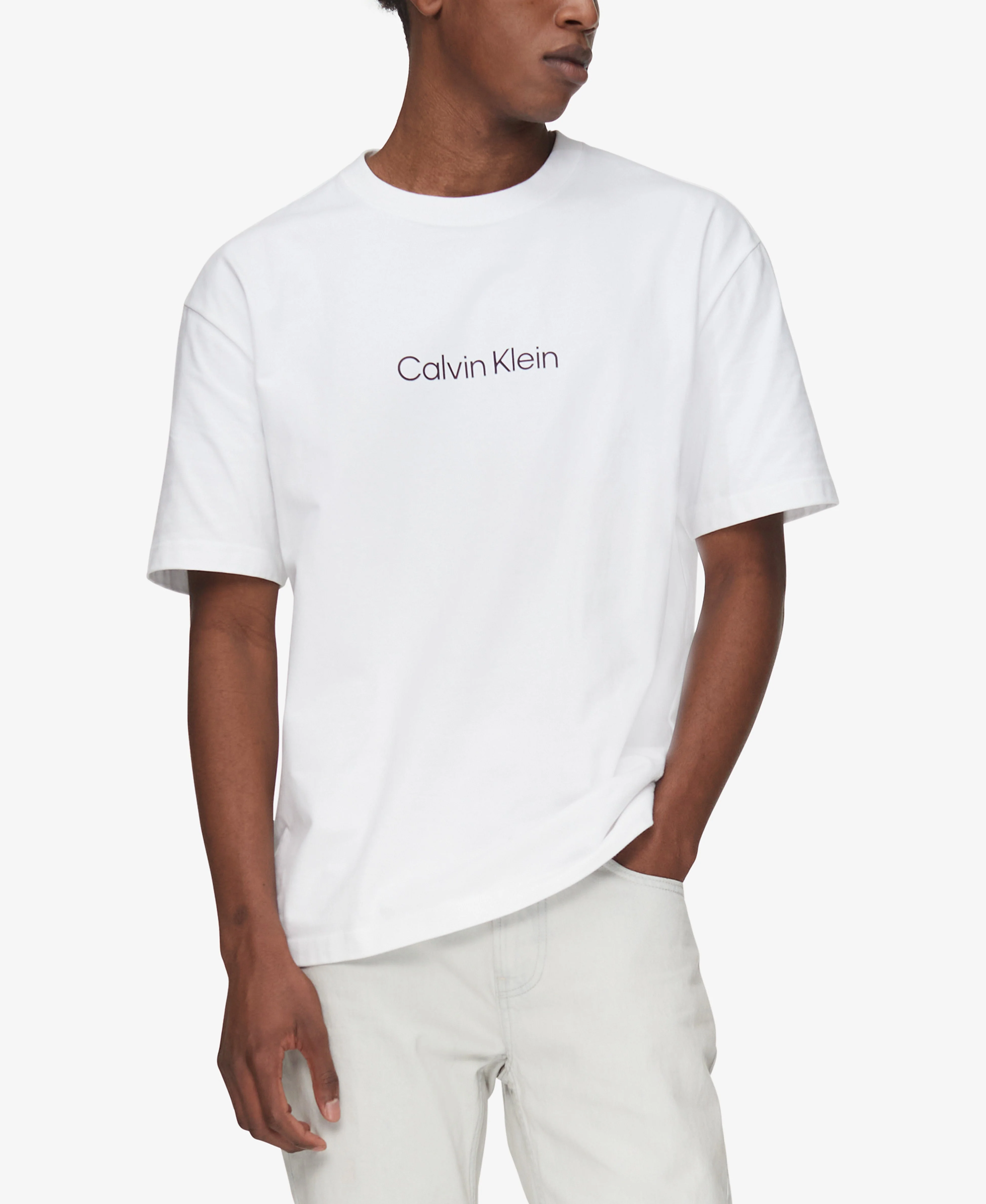 Short Sleeves Relaxed Standard Logo Crewneck Tee - Image 5
