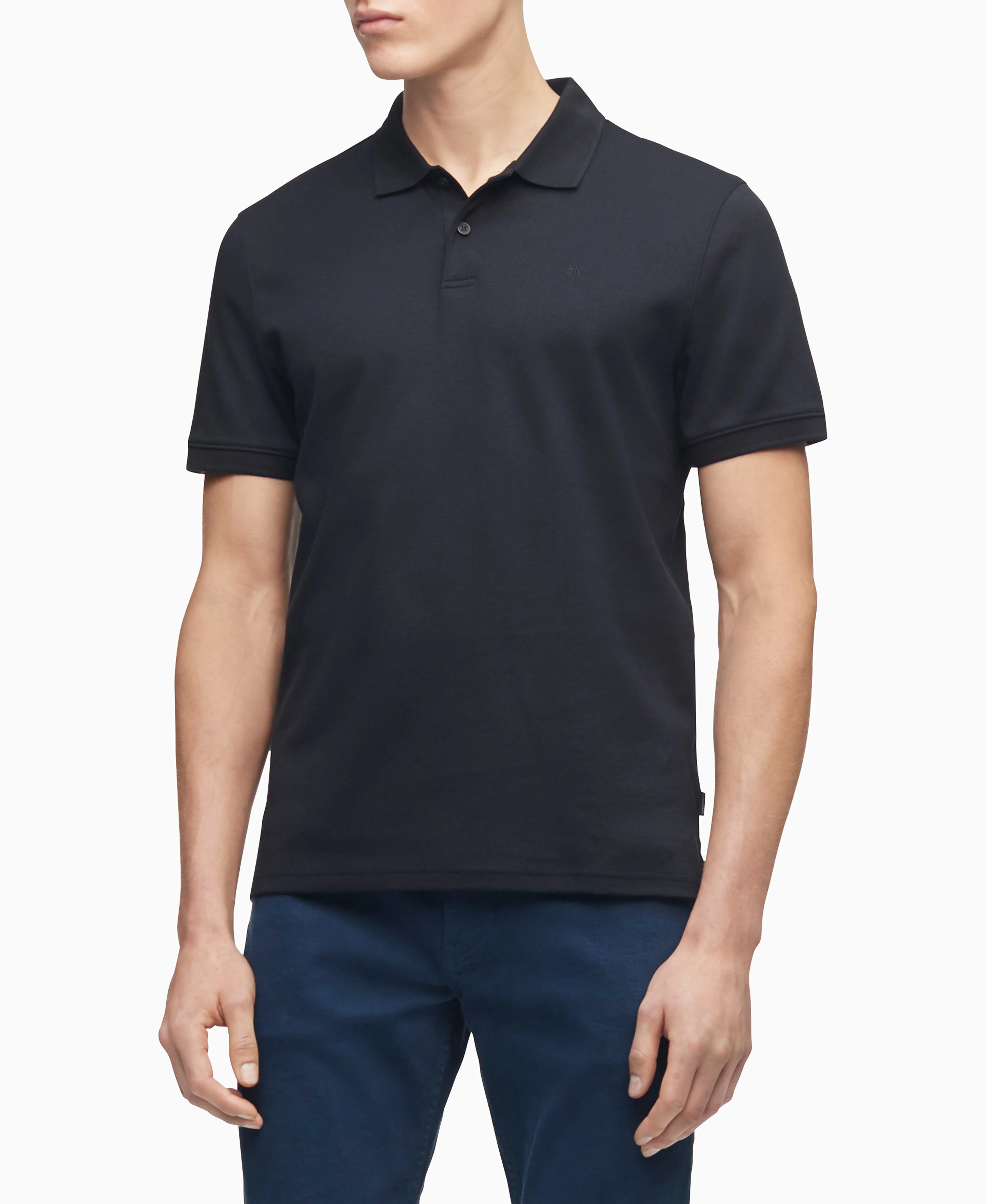 Short Sleeves Stretch Pique Polo - Image 5