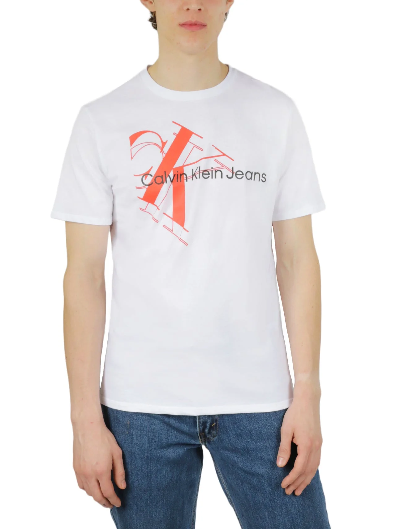 Short Sleeves Tilt Monogram Jean Tee - Image 2