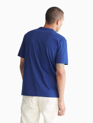 Short Sleeves Torn Logo Crew Tee - Image 2