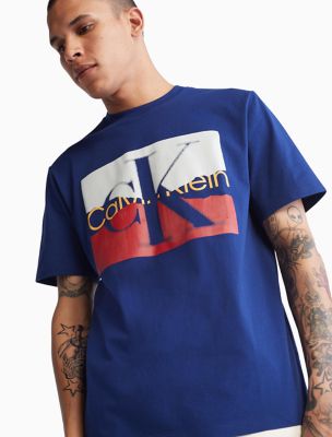 Short Sleeves Torn Logo Crew Tee - Image 3