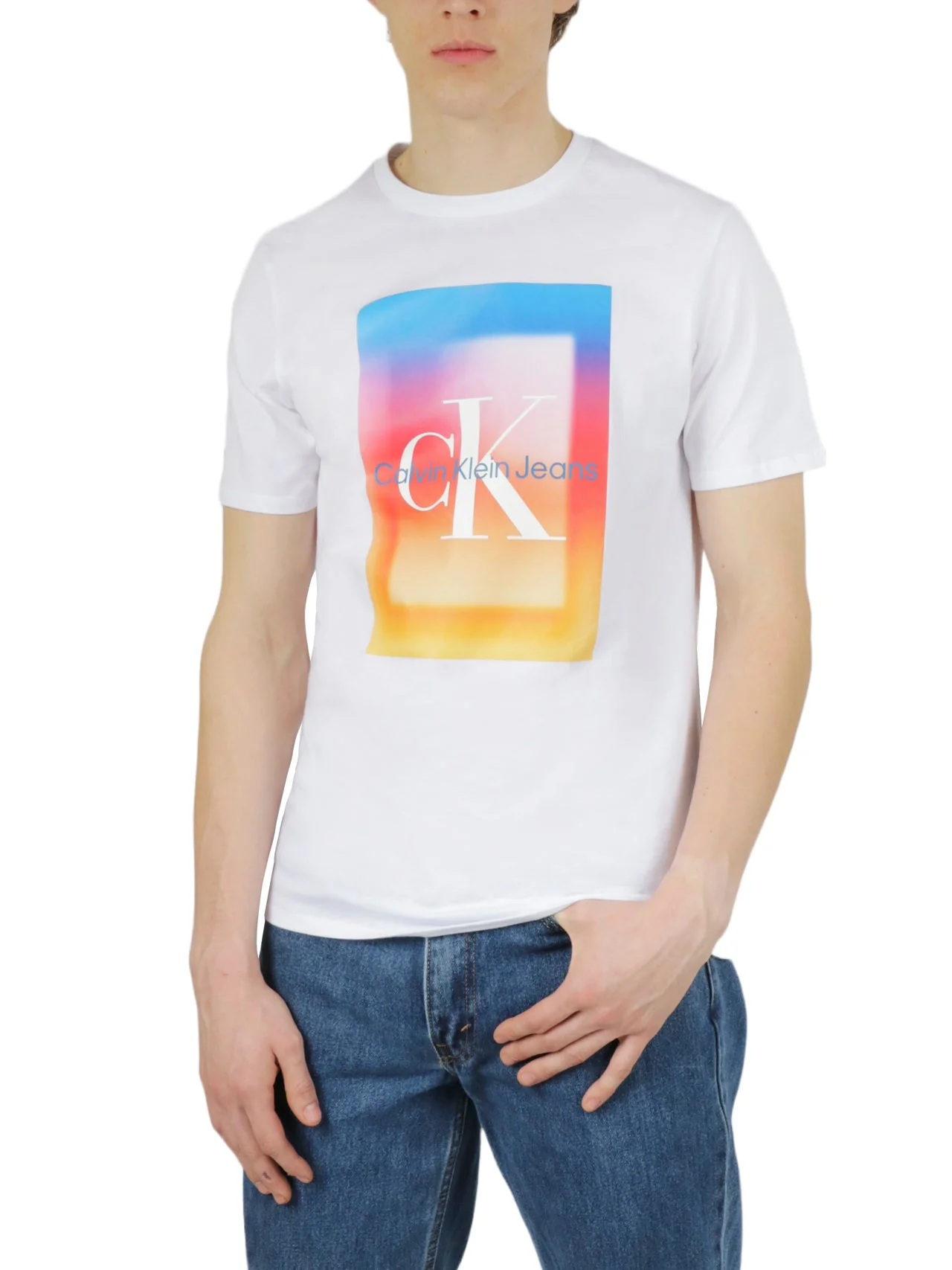 Short Sleeves Vibrant Block Tee - Image 6