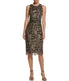 Sleeves Bodycon Black Gold - Image 5