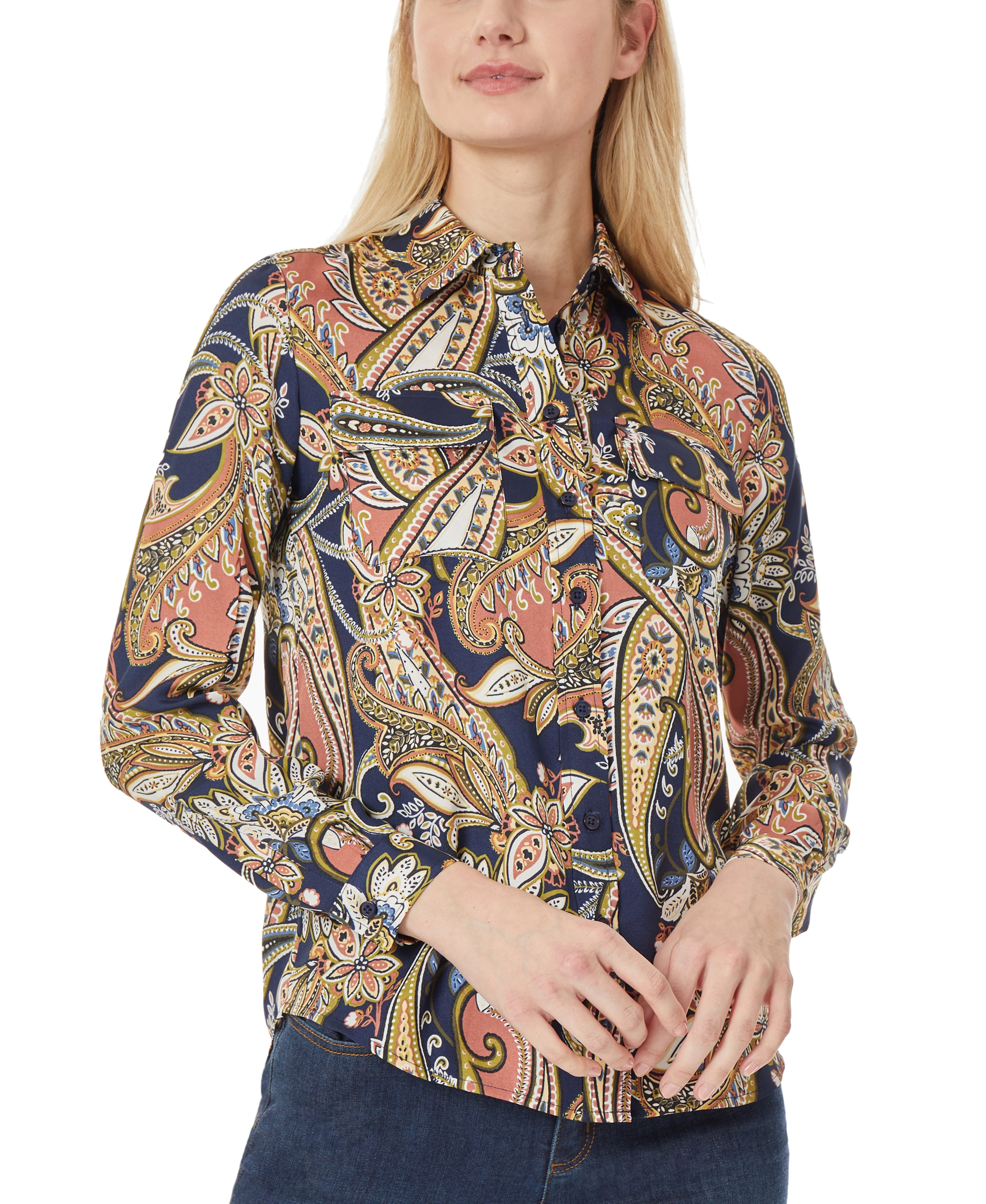 Slim Fit Button Down Shirt - Image 2