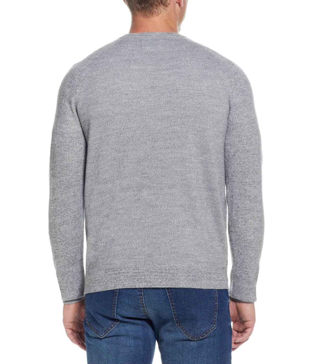 Soft Touch Crew Neck Sweater Gray Marl - Image 2