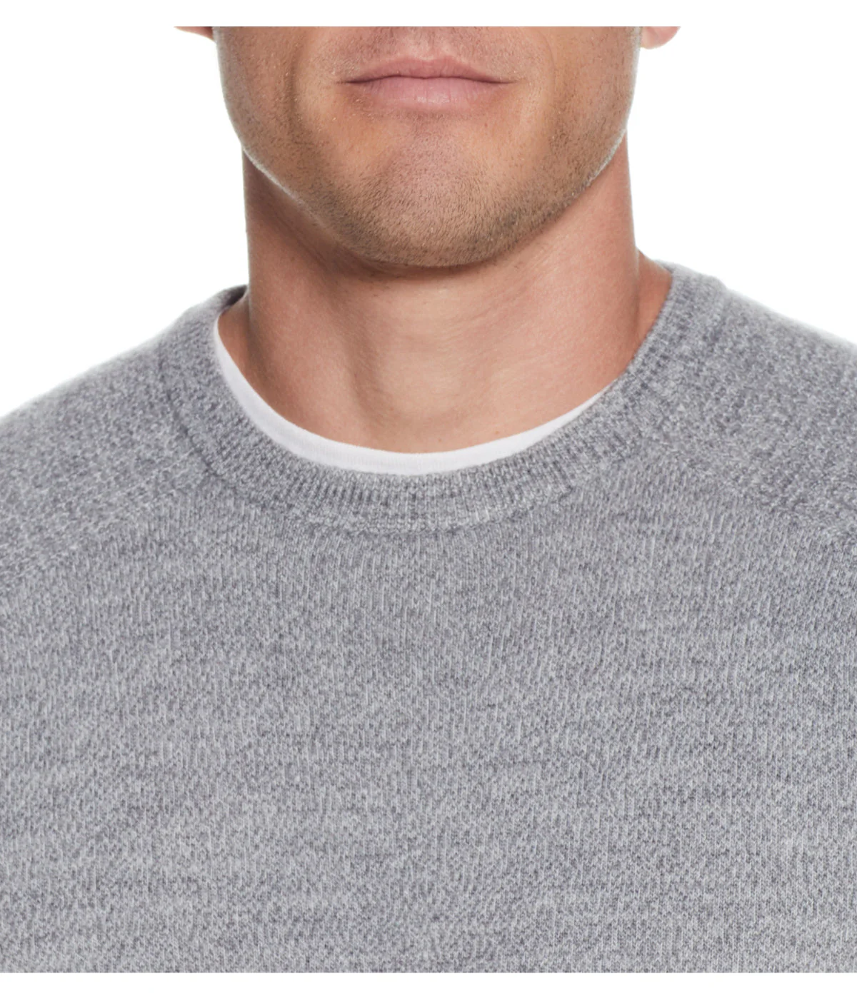 Soft Touch Crew Neck Sweater Gray Marl - Image 3