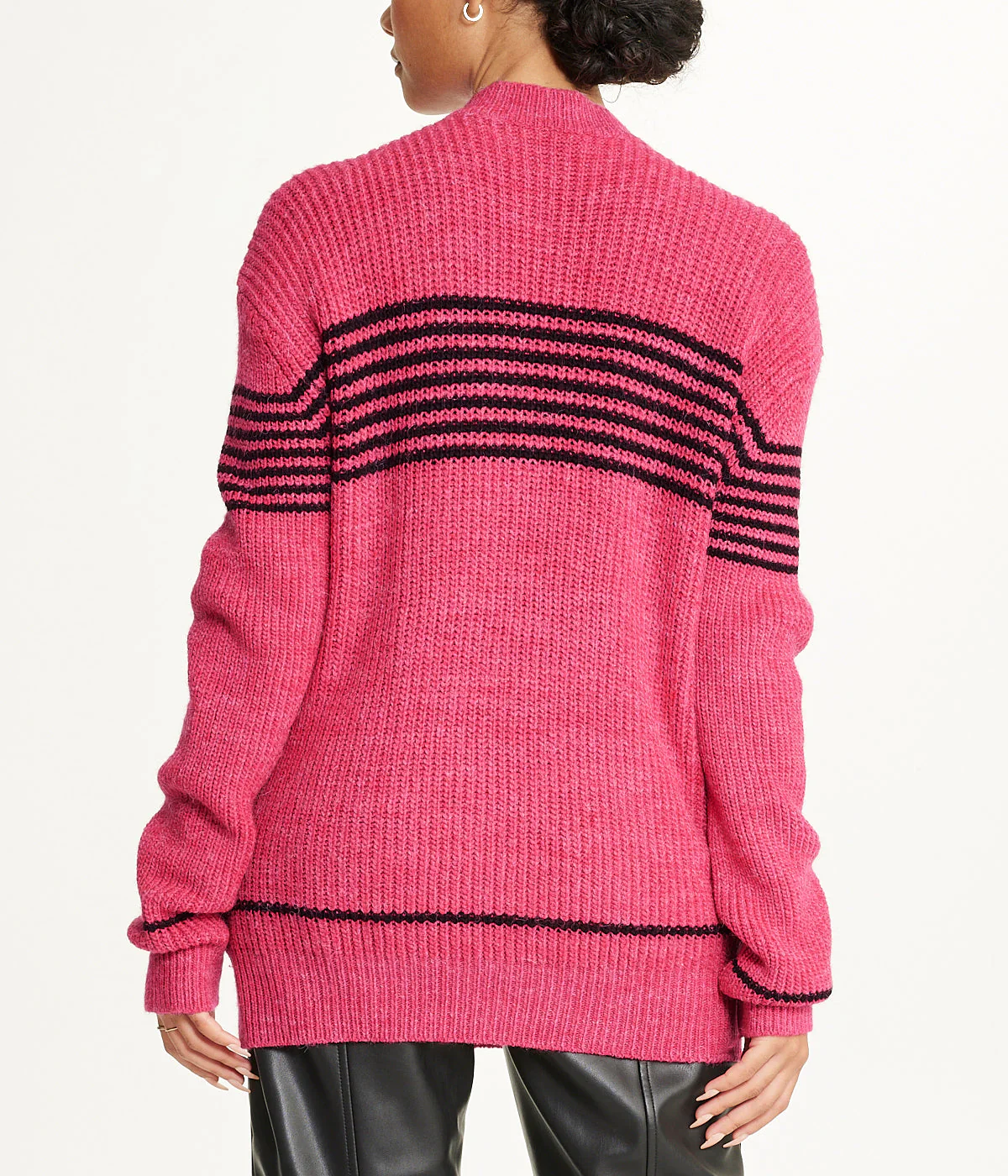 Striped Tunic Sweater - Image 2