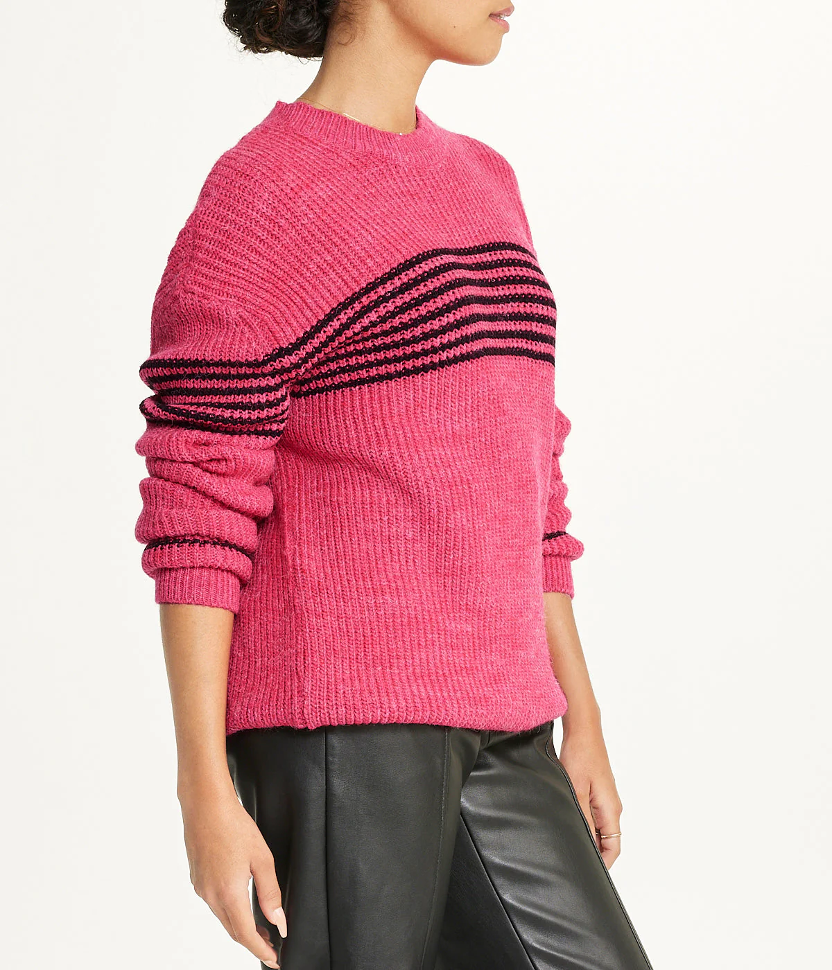 Striped Tunic Sweater - Image 3
