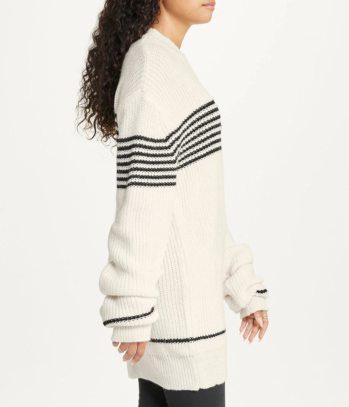 Striped Tunic Sweater - Image 3