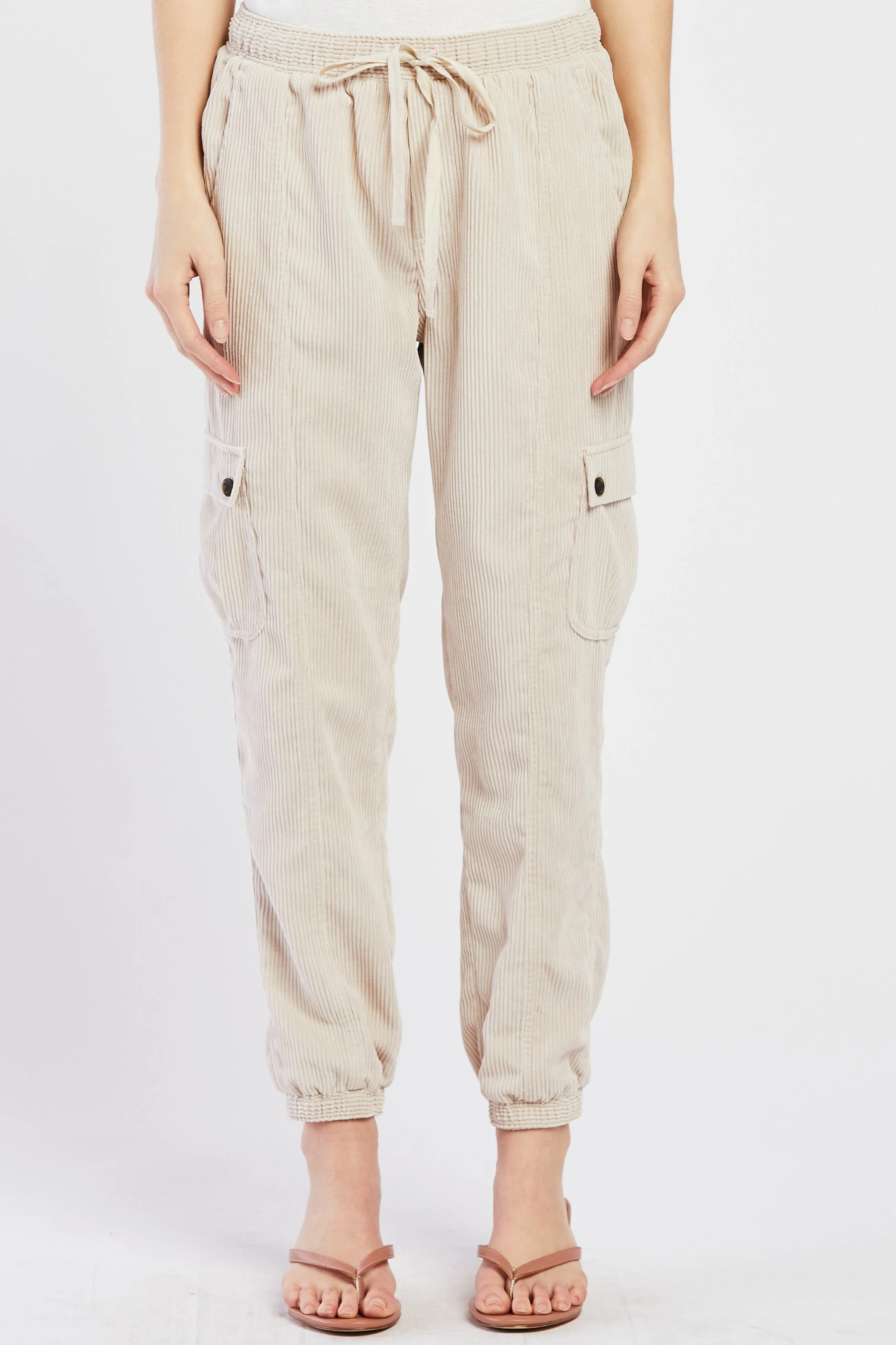 Sylvia Pull On Corduroy Jogger - Image 2