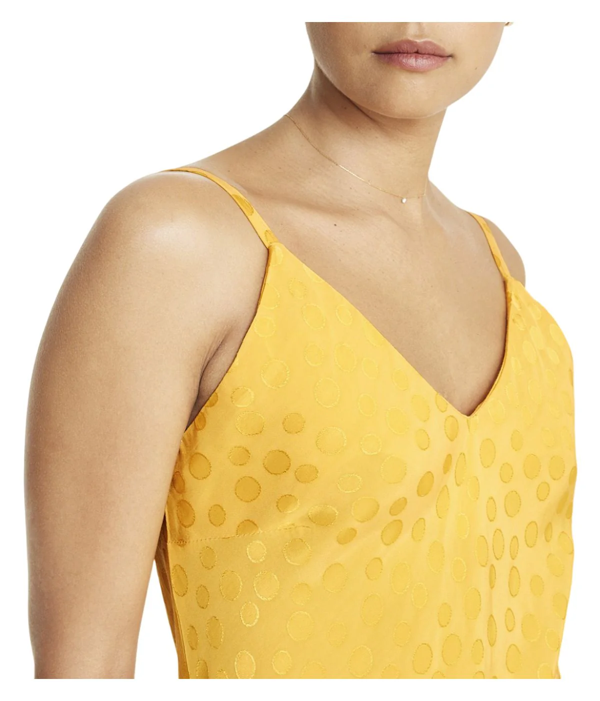 Tonal Patterned Charmeuse Dress - Image 19