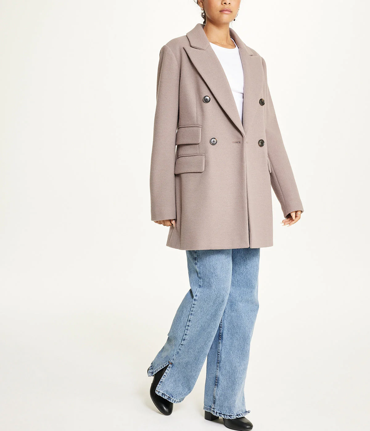 Twill Blazer Stone - Image 4