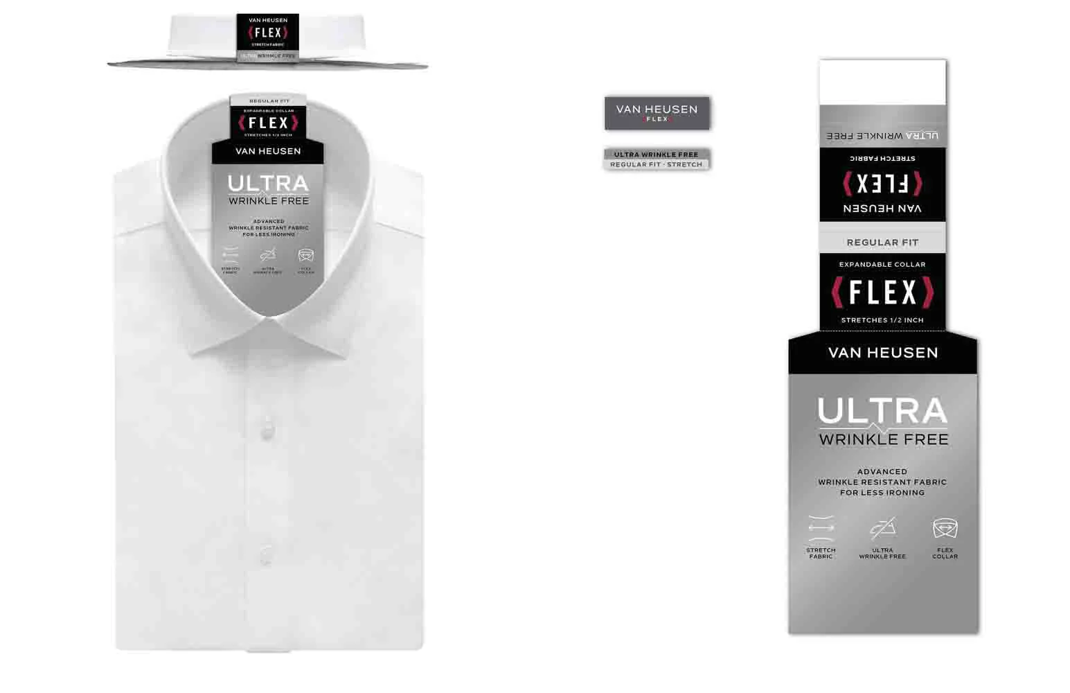 Van Heusen Regular Fit Ultra Wrinkle Free Stretch FLEX Solid - Image 7