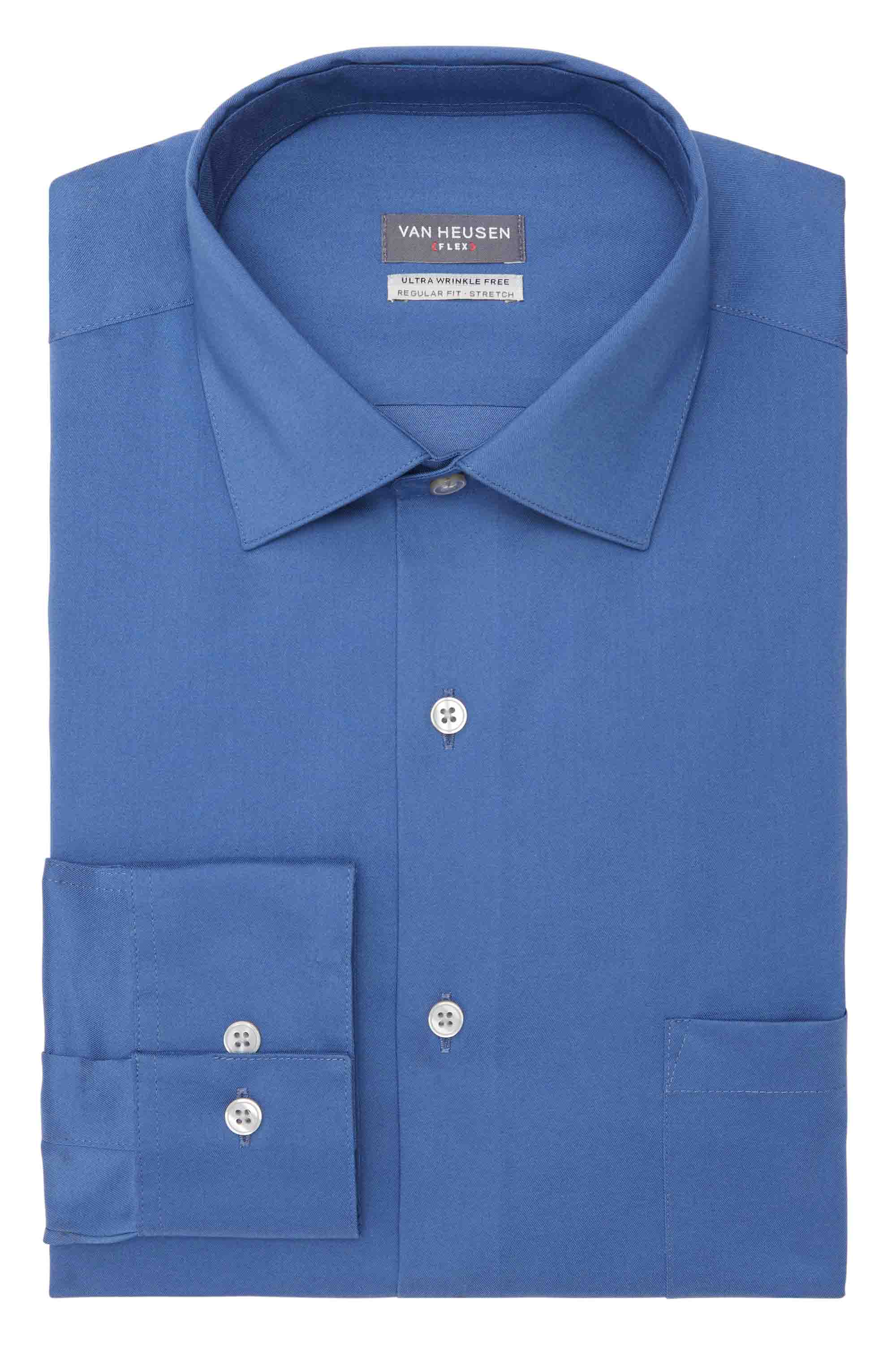 Van Heusen Regular Fit Ultra Wrinkle Free Stretch FLEX Solid - Image 15